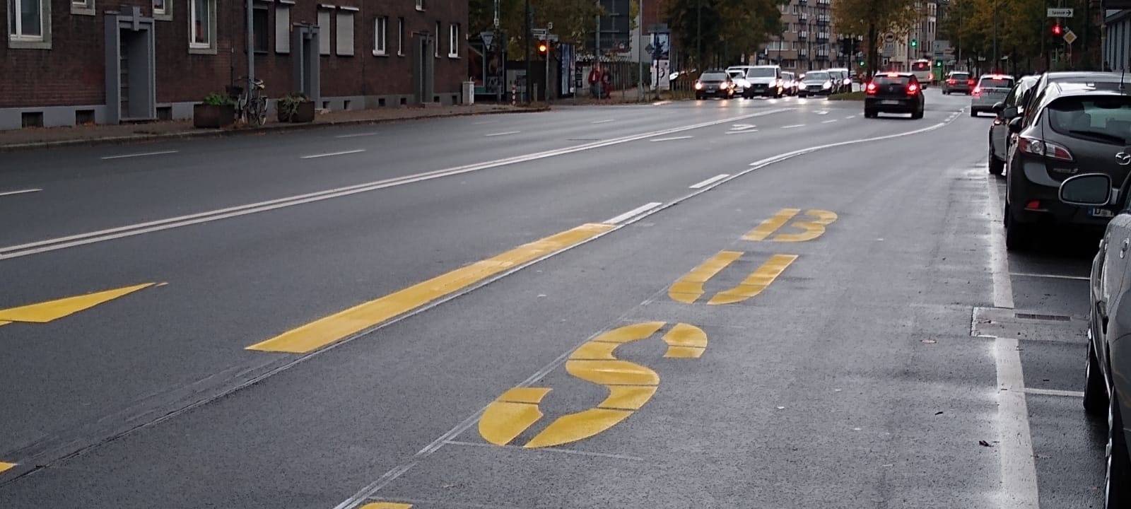 Umweltspuren in Düsseldorf bleiben länger