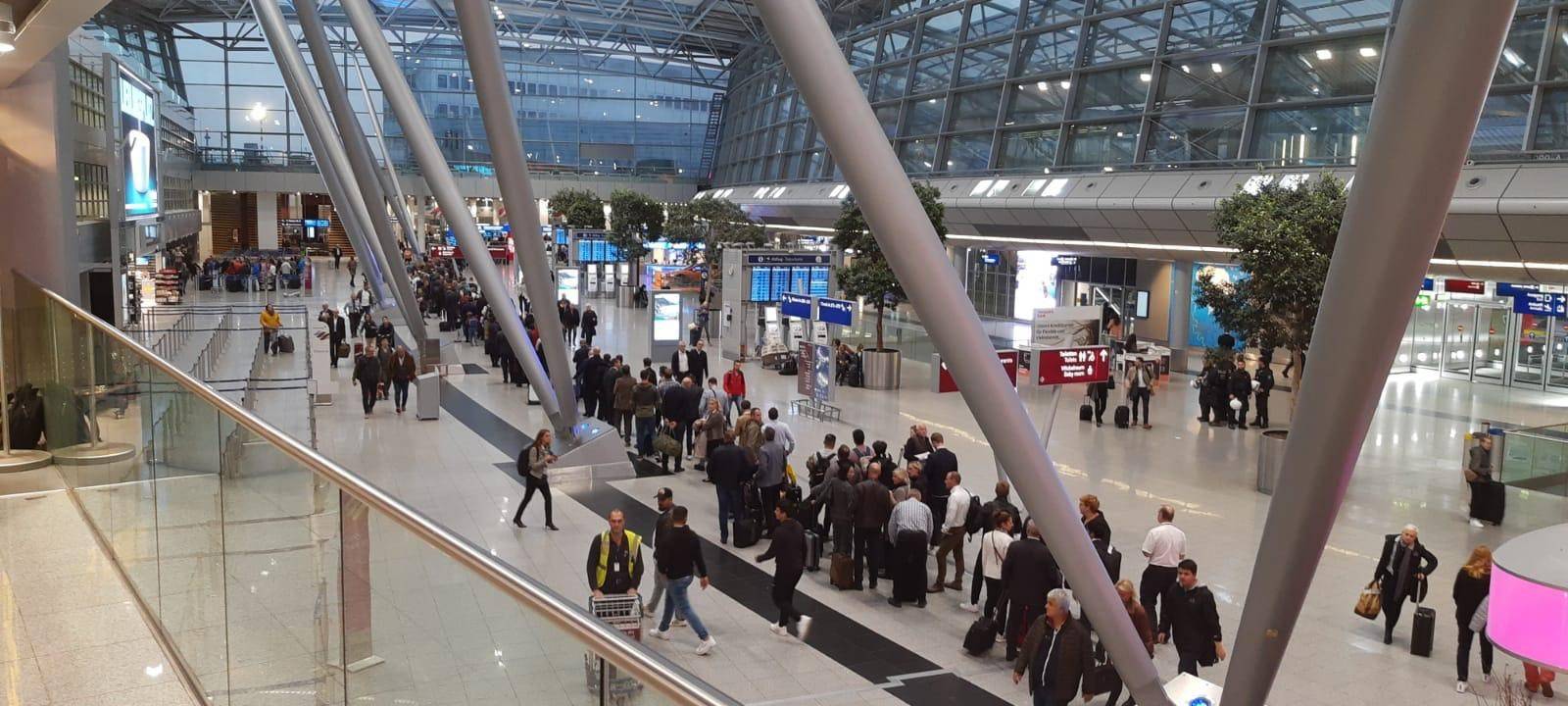 Streik am Düsseldorfer Flughafen