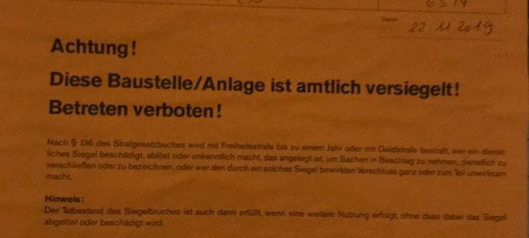 Illegaler Abriss der "BRAUSE"