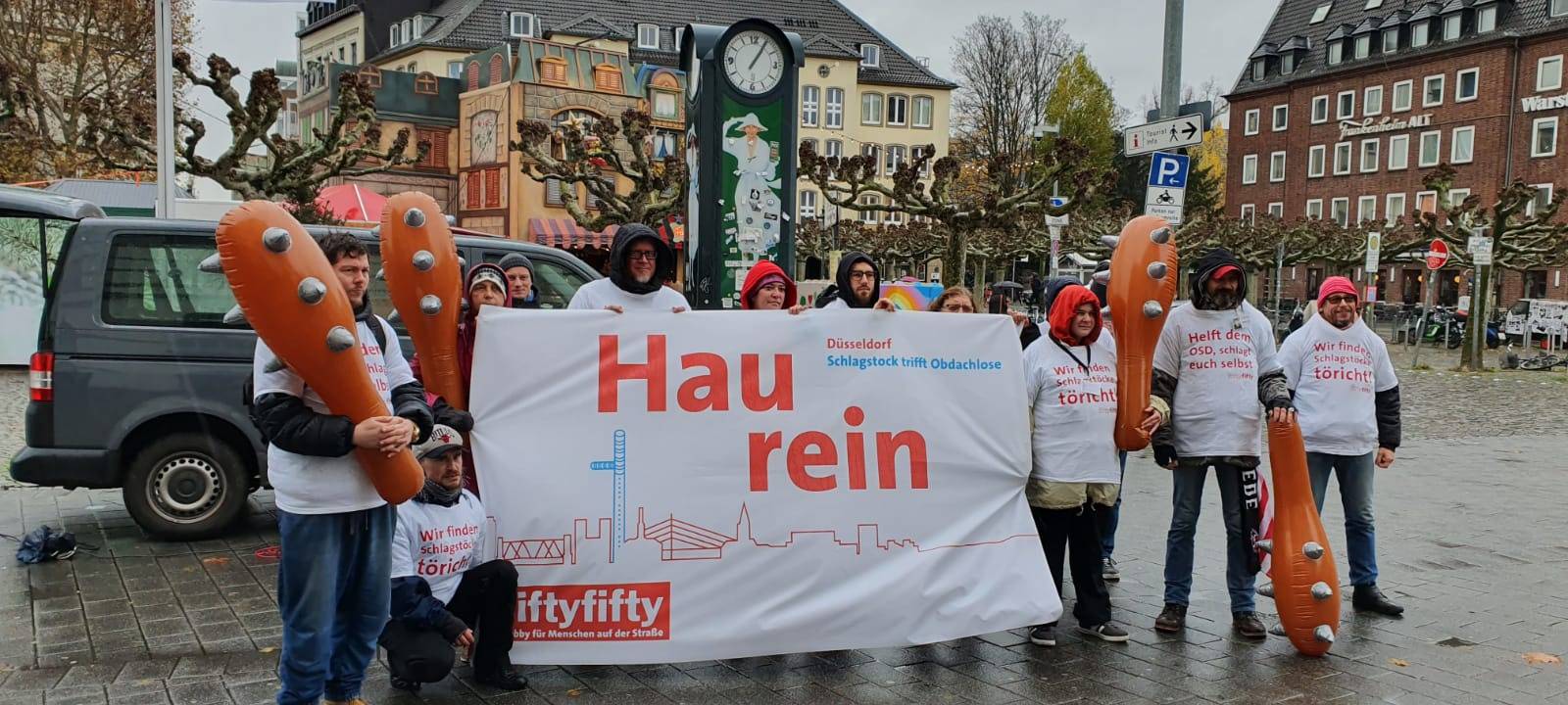 Demo: Protest gegen Schlagstöcke beim OSD