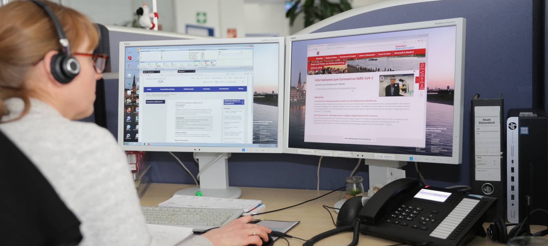 Coronavirus: Viele Anrufe beim Info-Telefon