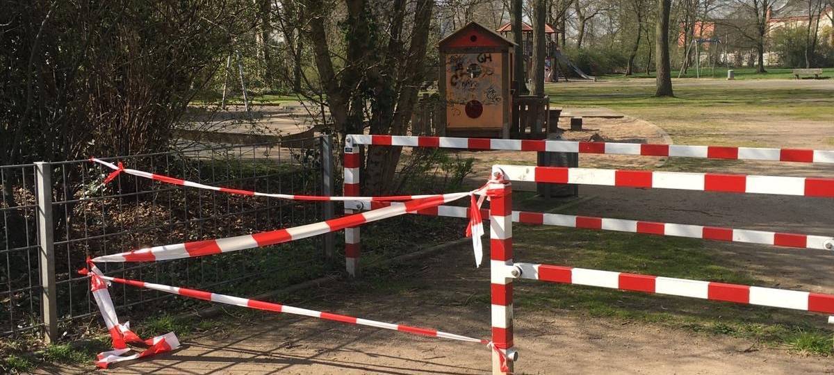 Spiel- und Bolzplätze bleiben weiter dicht