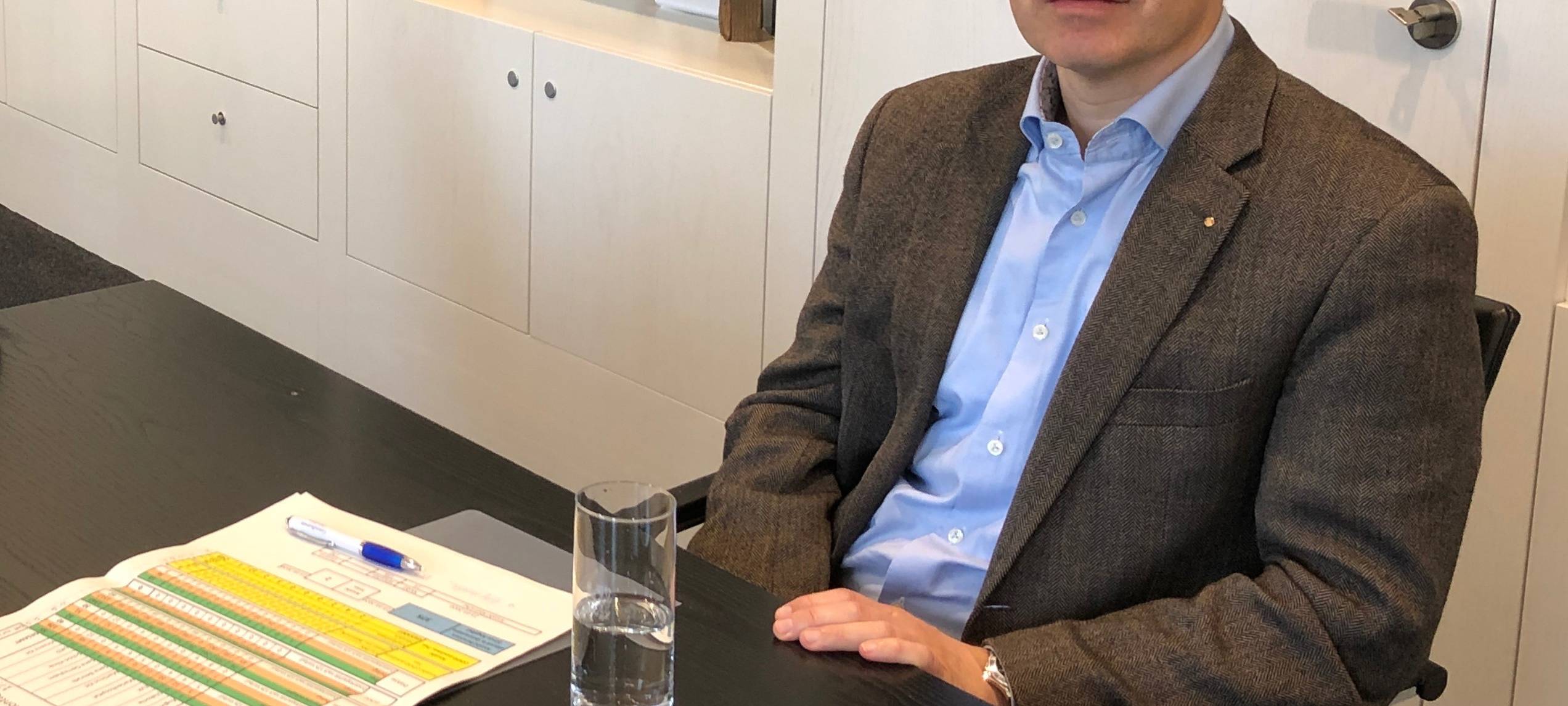 Düsseldorf: Interview mit Klaus Göbels vom 26. März