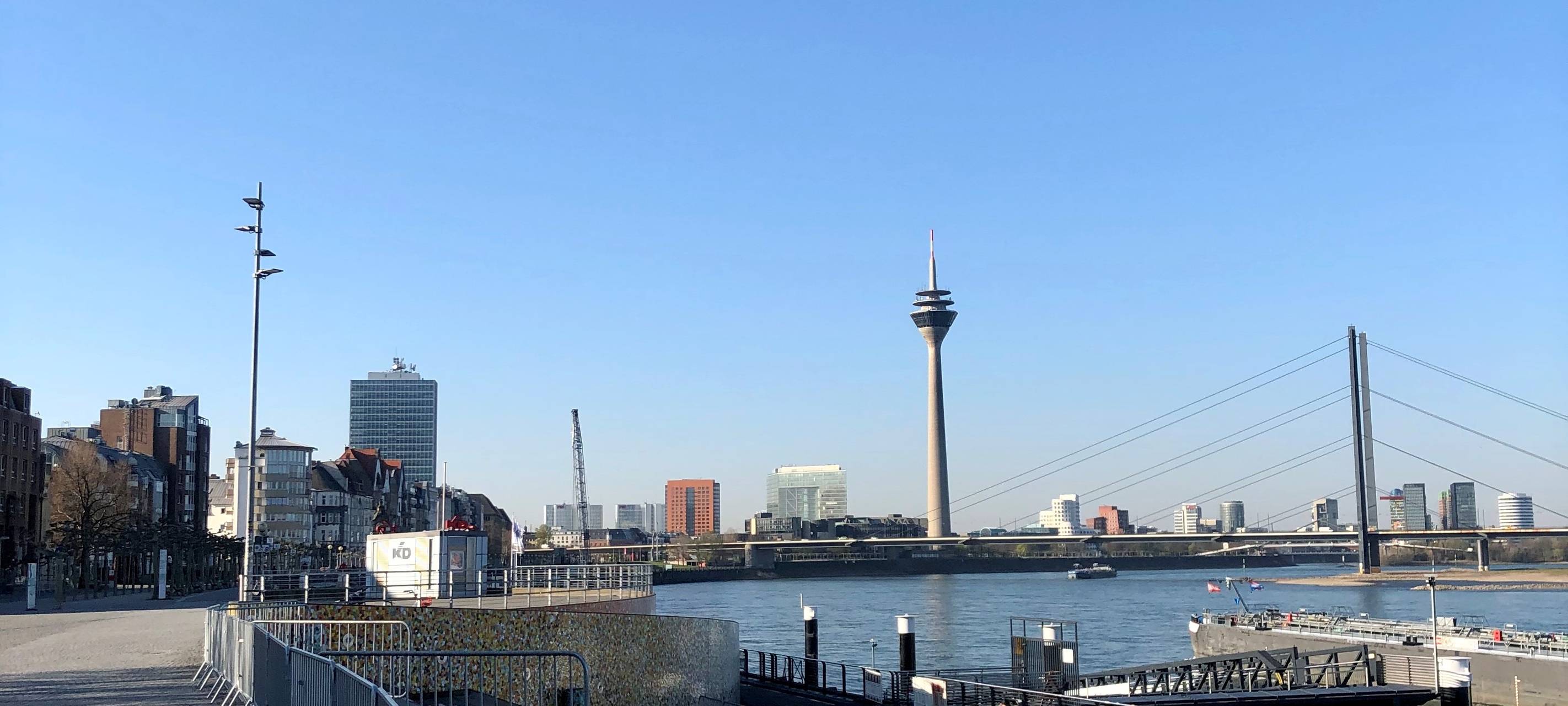 Rheintreppe ist gesperrt