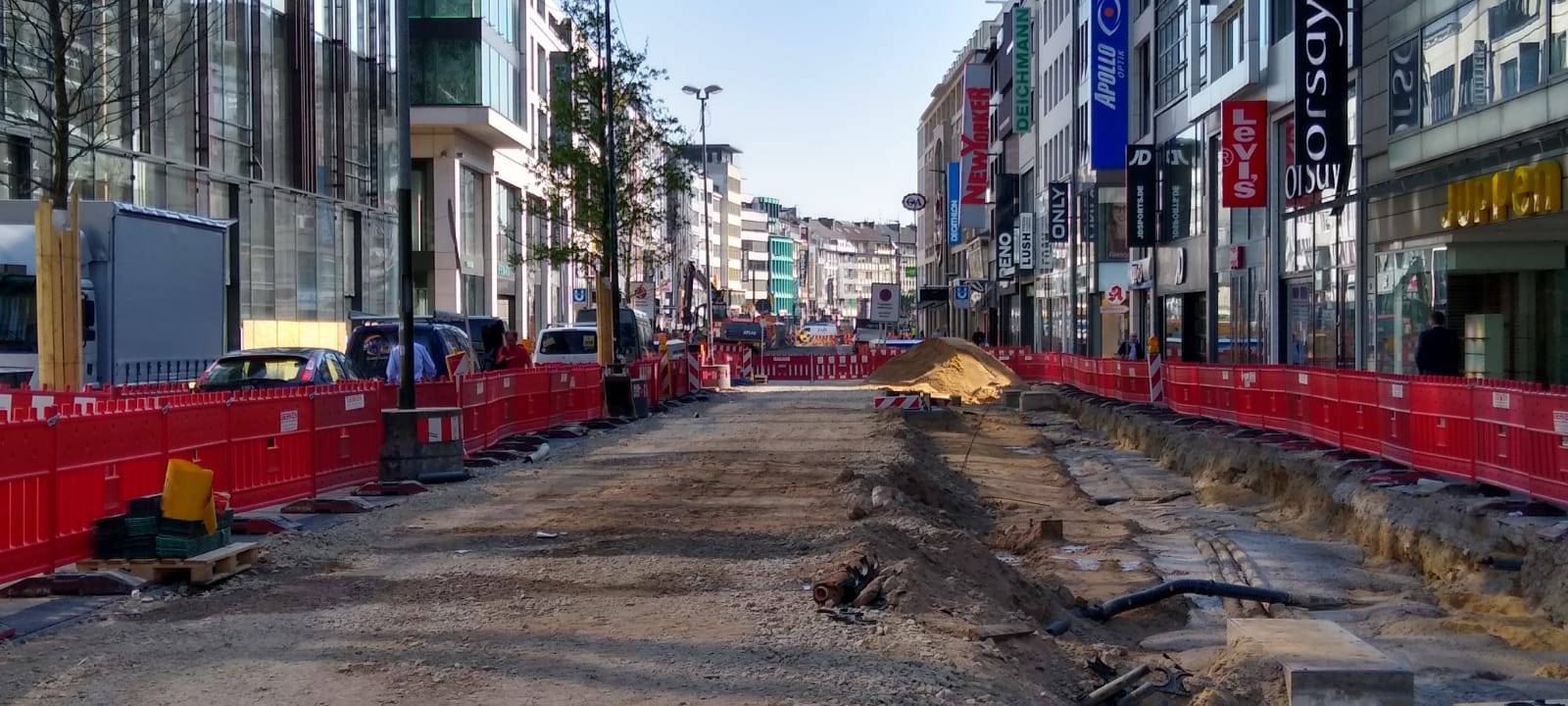 Bauarbeiten am Kö-Bogen II gehen weiter