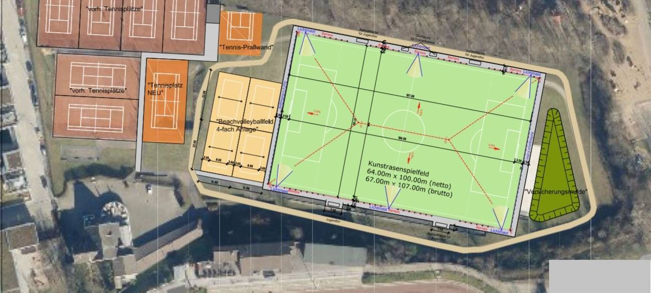 Sportpark Flehe wird wohl ausgebaut