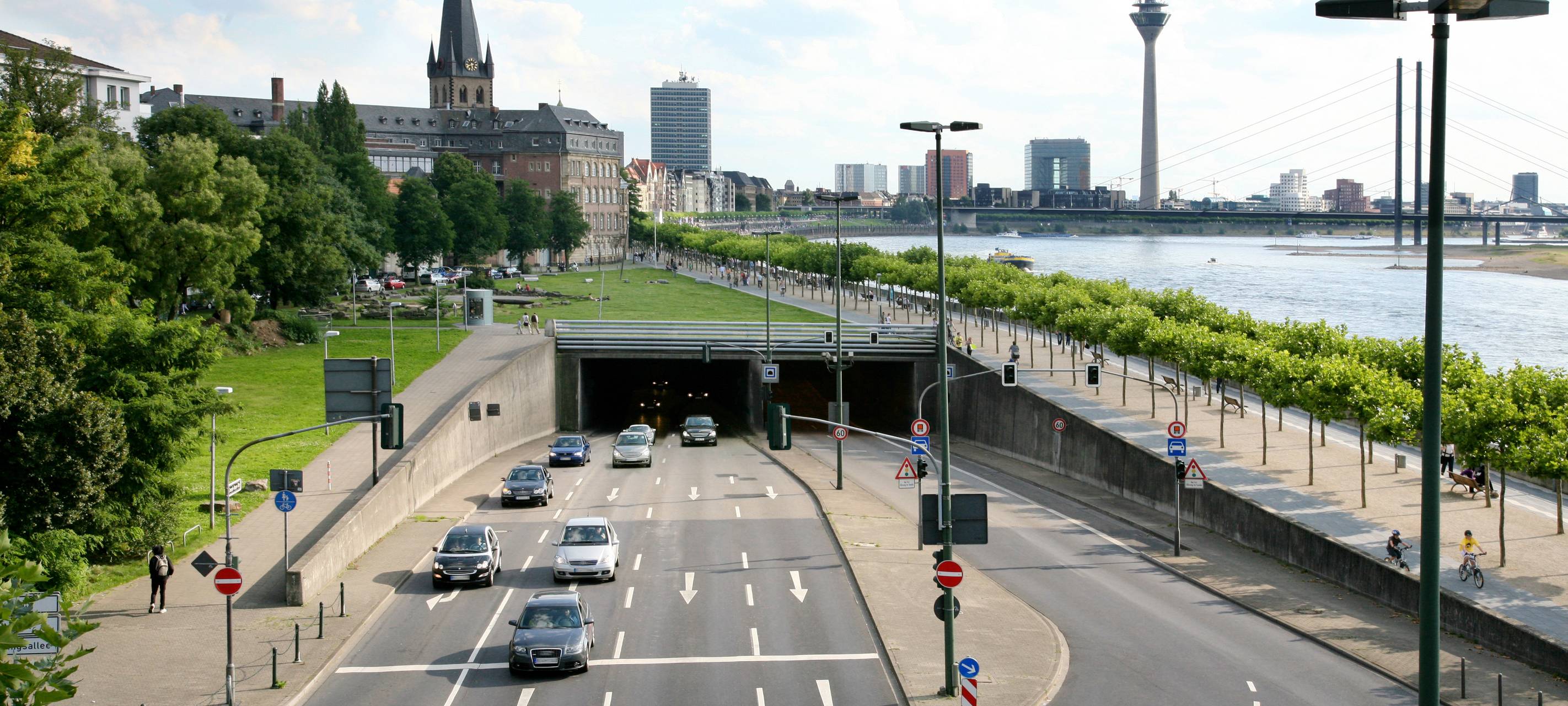 Tunnel-Sperrungen in Düsseldorf