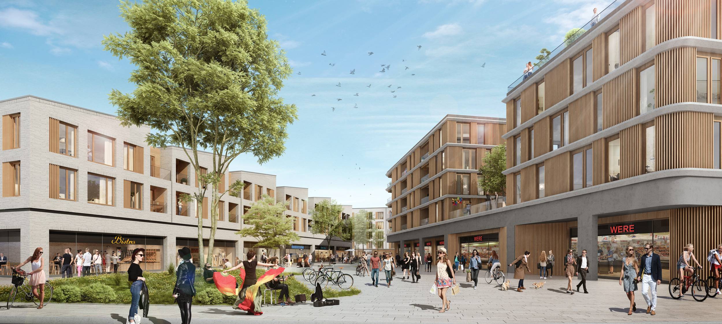 Düsseldorf: neues Wohngebiet an der Danziger Straße