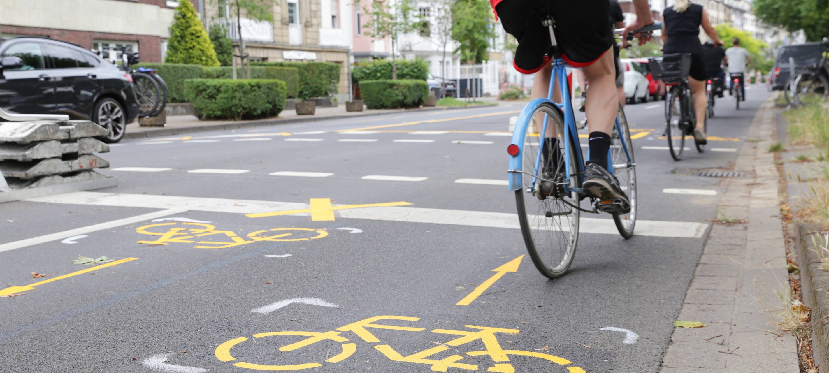 Düsseldorf - Neue Radwege in Bilk und Oberbilk