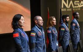 Die Crew der Mars-Mission.