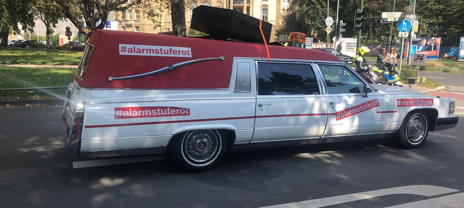 #AlarmstufeRot hat erneut in Düsseldorf demonstriert