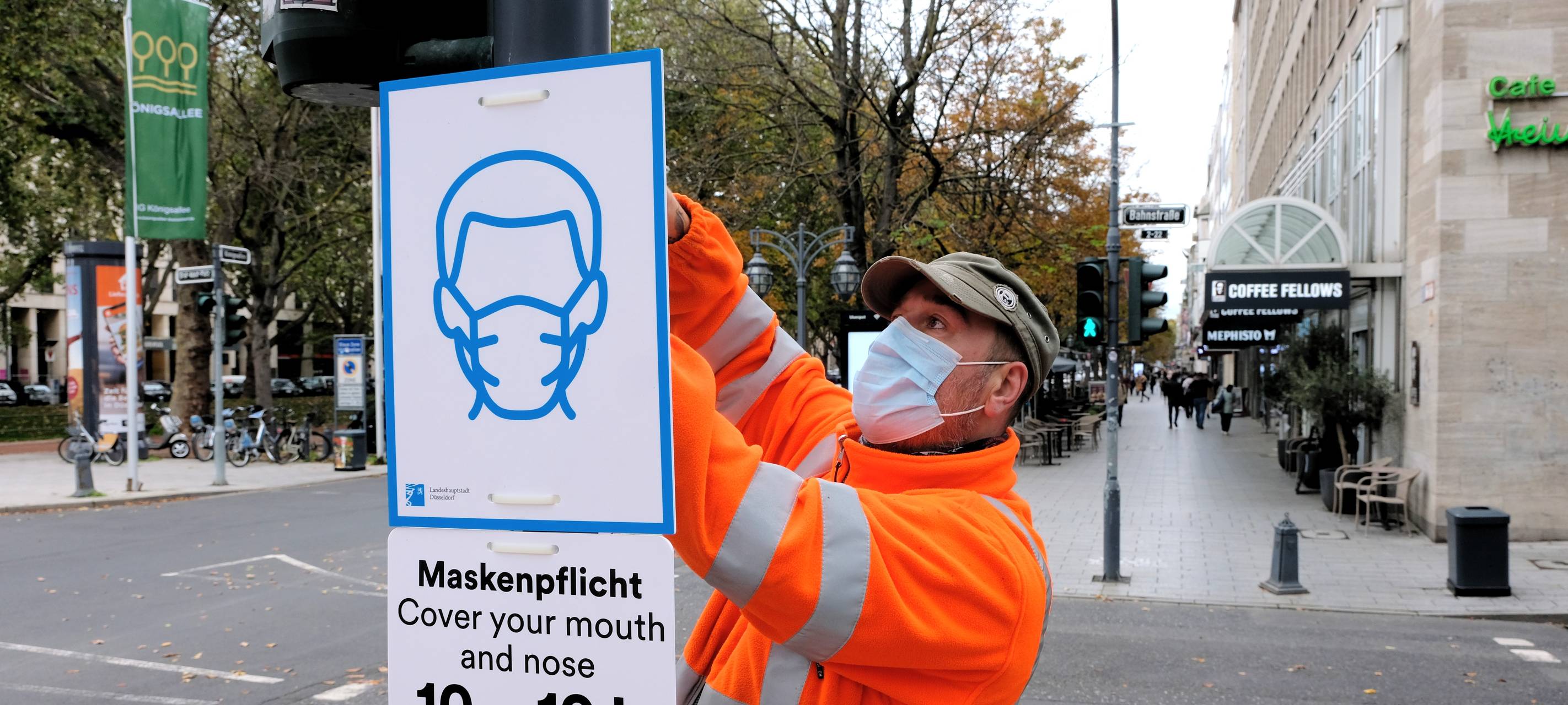 Düsseldorf: Maskenverweigerer werden zur Kasse gebeten