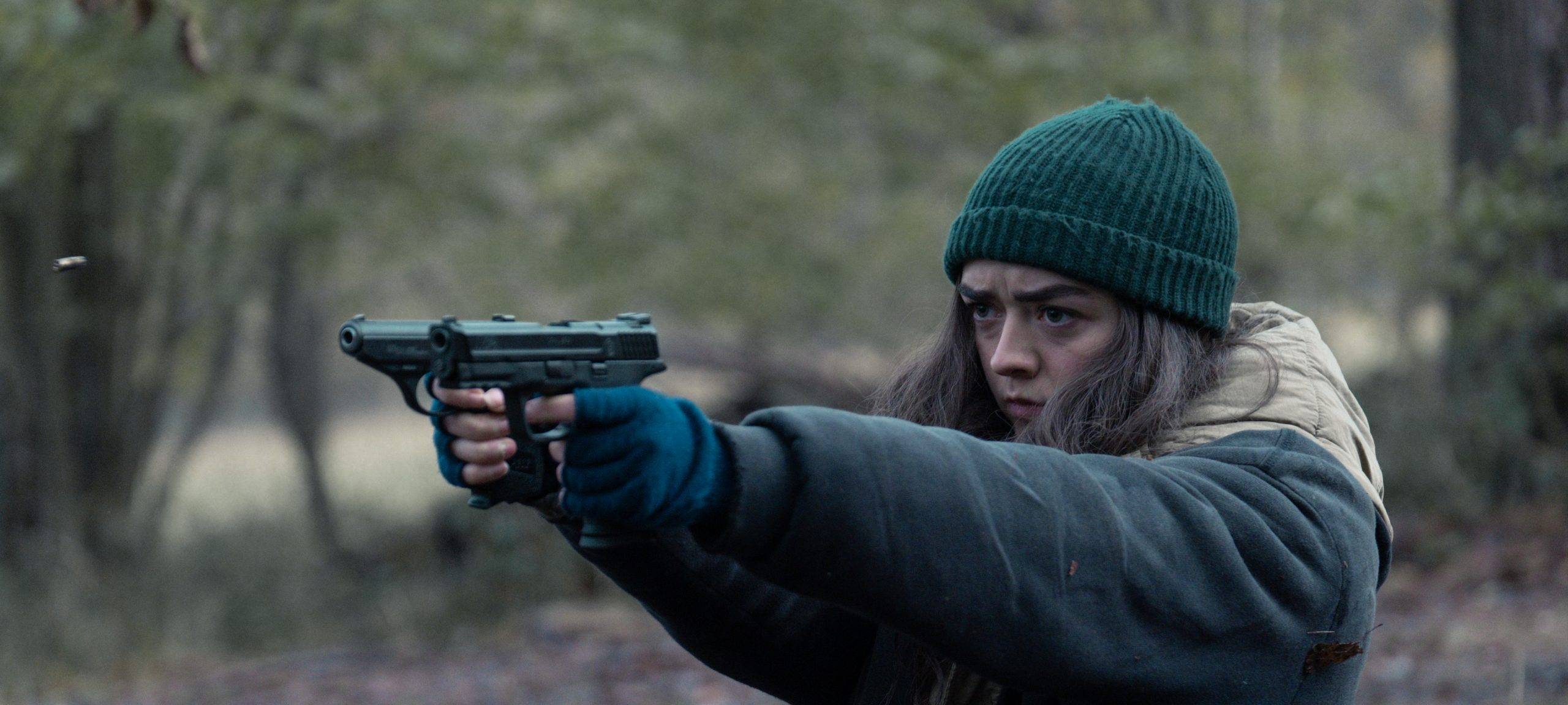 Kim hat sich bewaffnet.