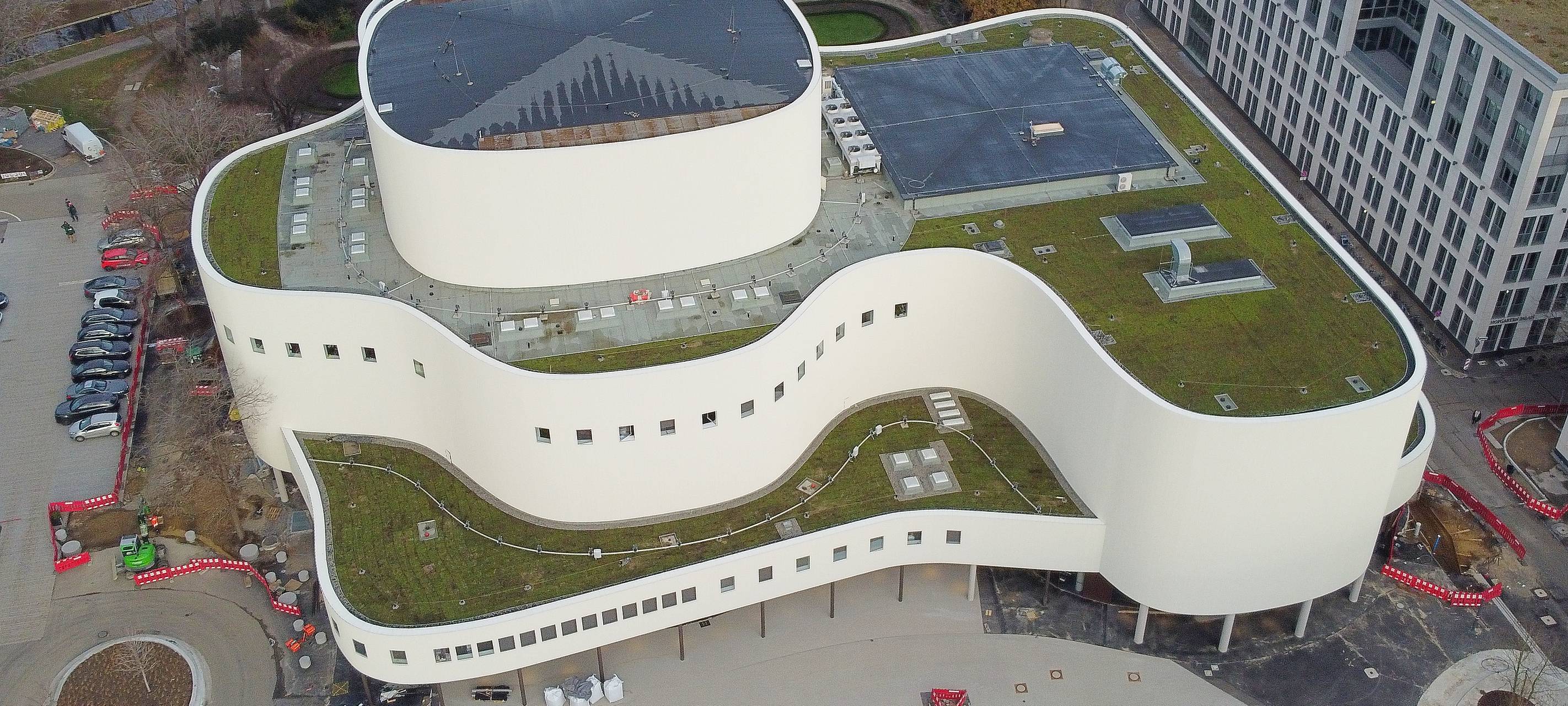 Open-Air-Theater vor dem Düsseldorfer Schauspielhaus