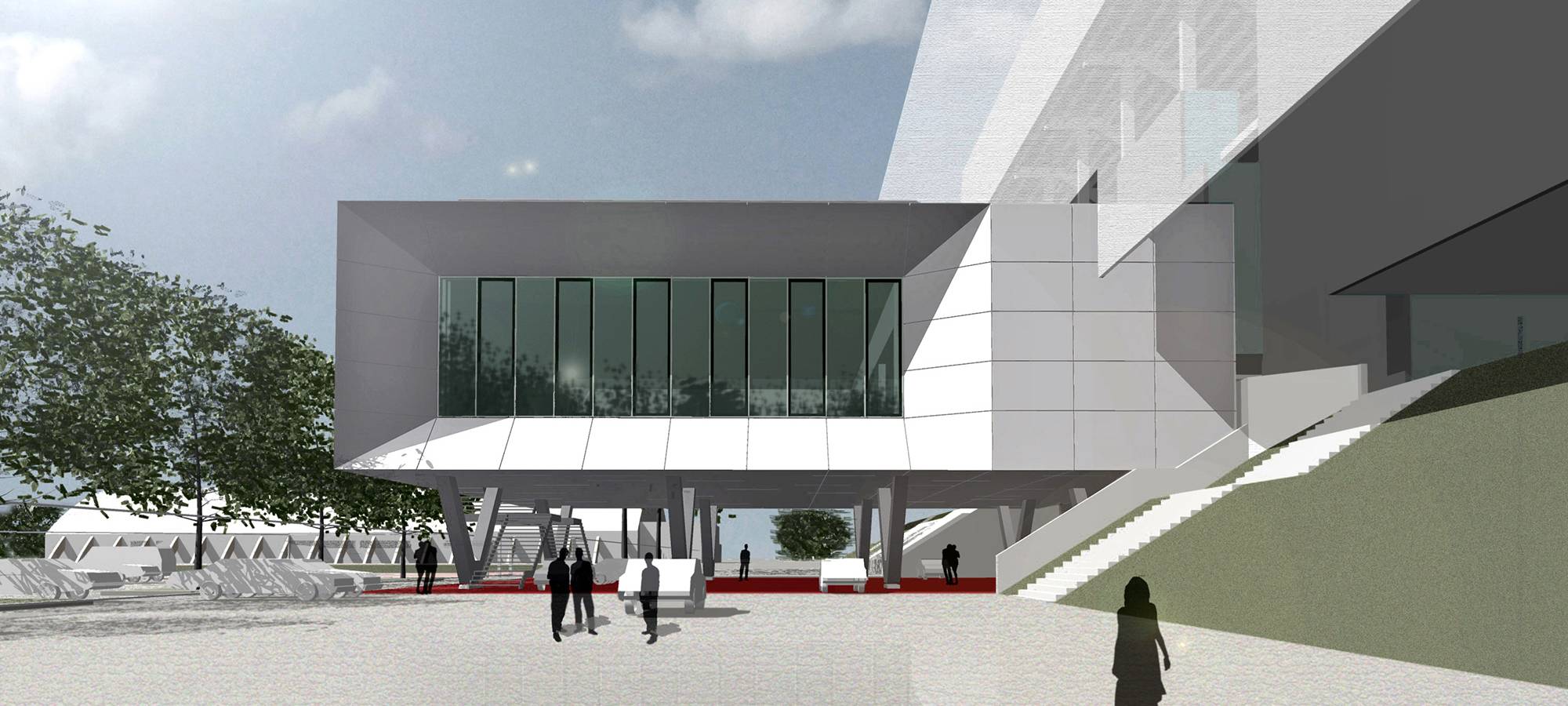 Düsseldorfer Arena bekommt einen Anbau