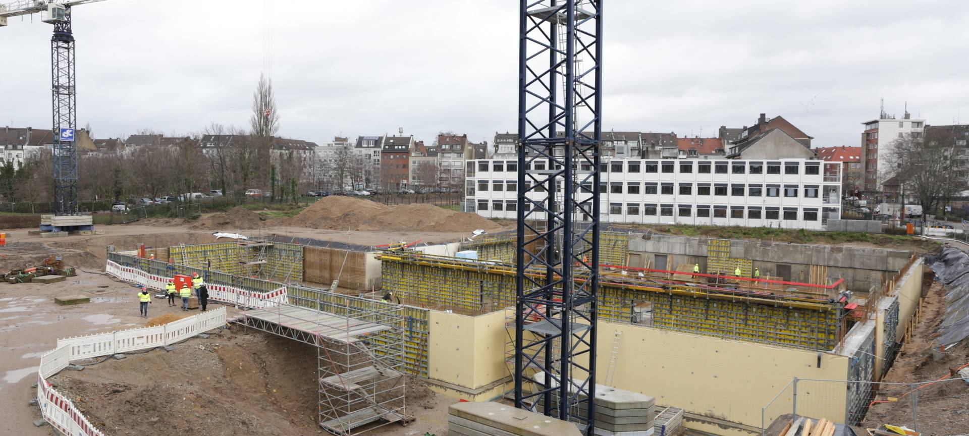 Grundsteinlegung für neue Schule in Oberbilk