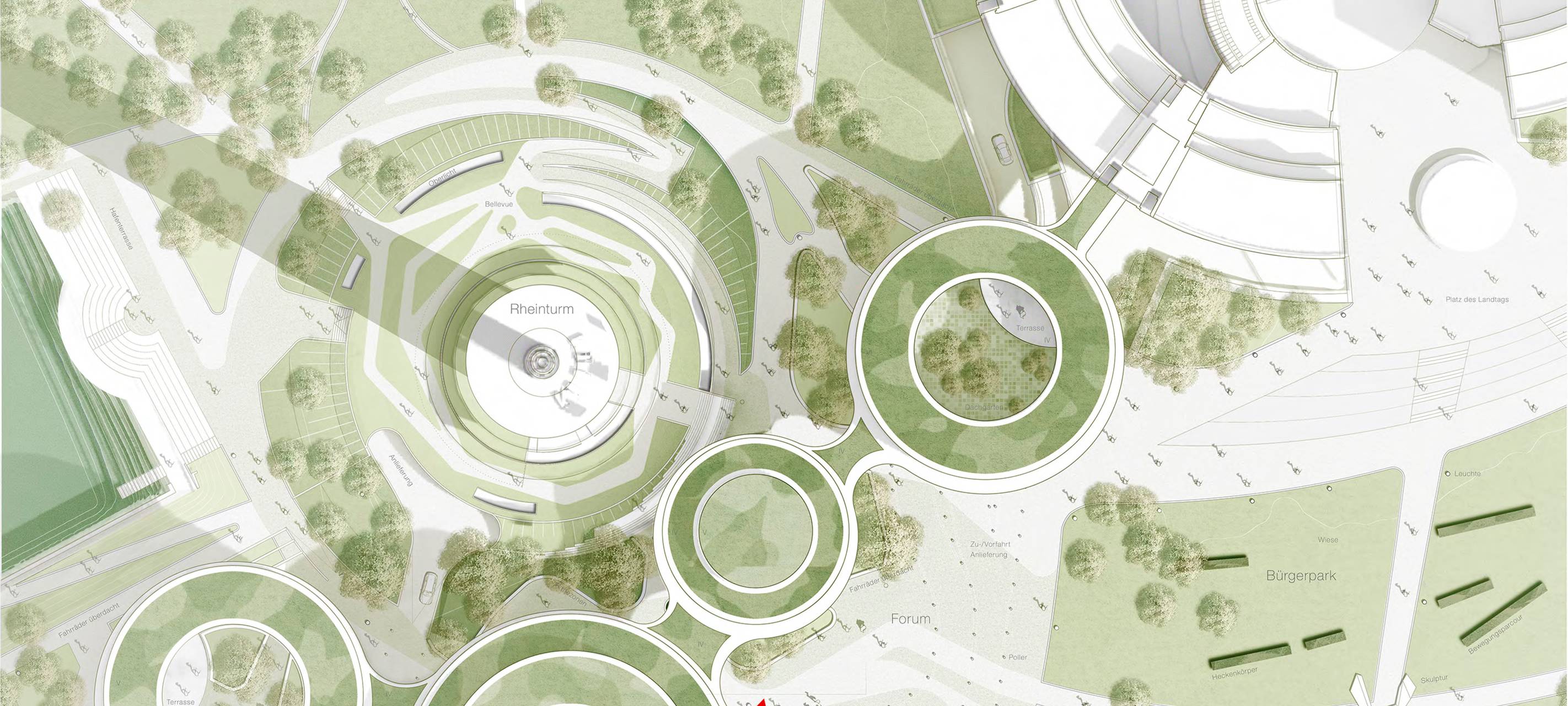 Düsseldorf: Siegerentwurf Landtagserweiterung ausgestellt