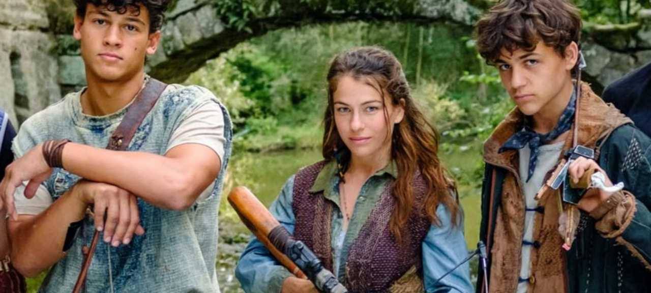 Kiano, Liv und Elja auf der Flucht.