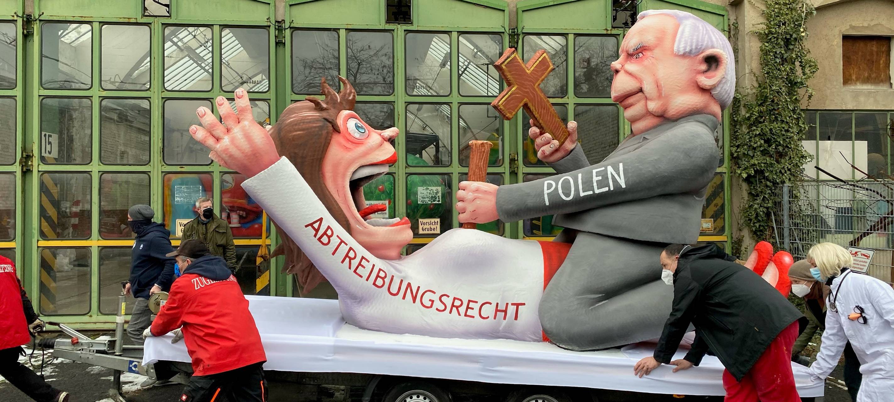 Rosenmontag in Düsseldorf: Die Mottowagen 2021