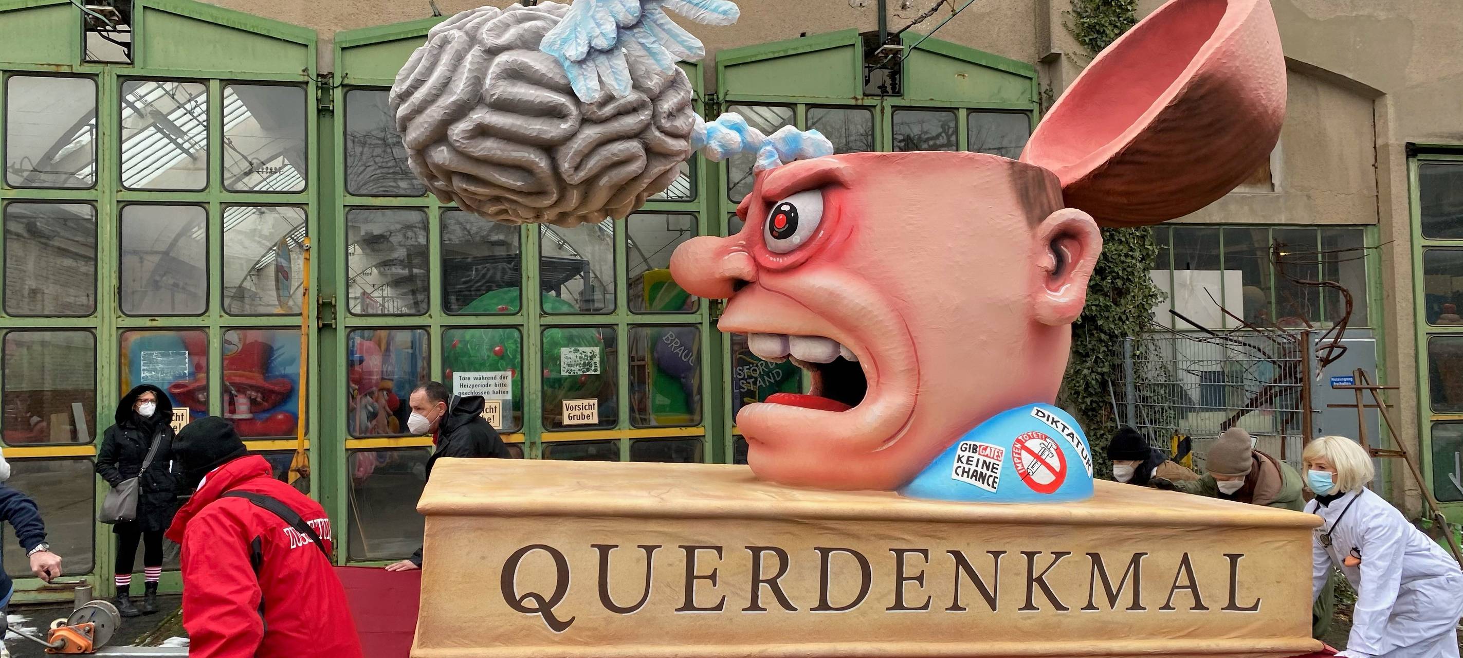 Rosenmontag in Düsseldorf: Die Mottowagen 2021