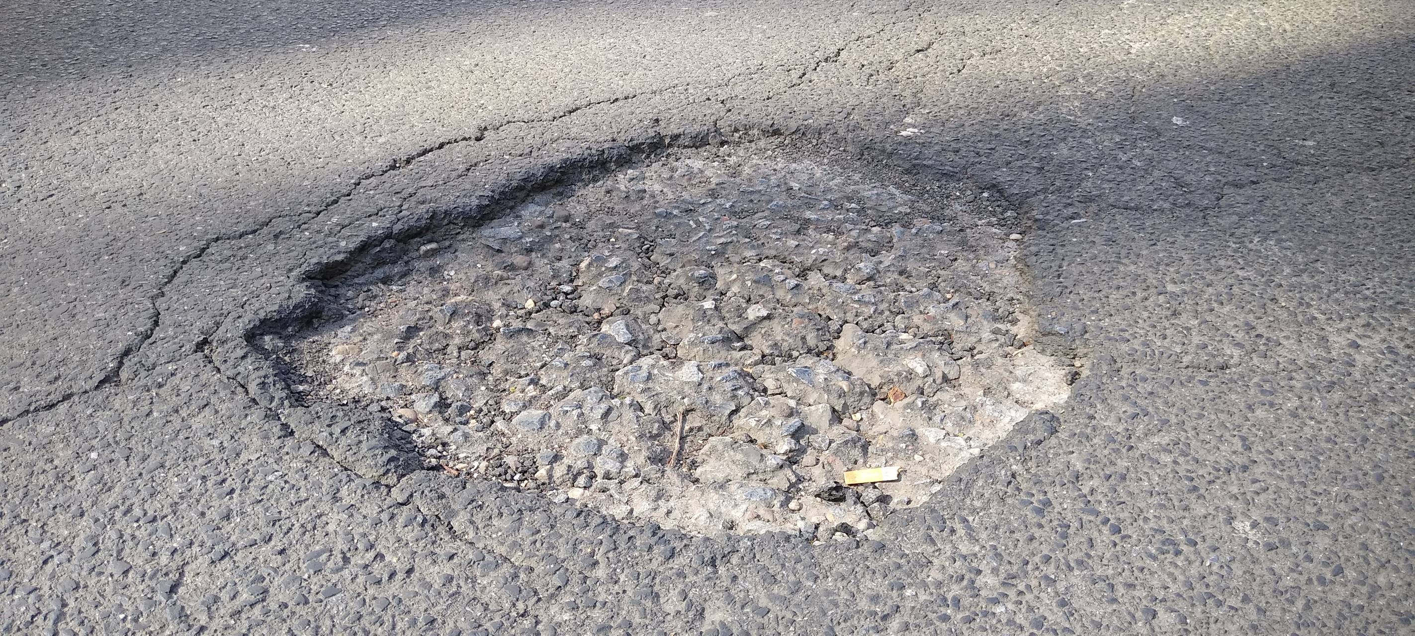 Viele Schlaglöcher in Düsseldorf