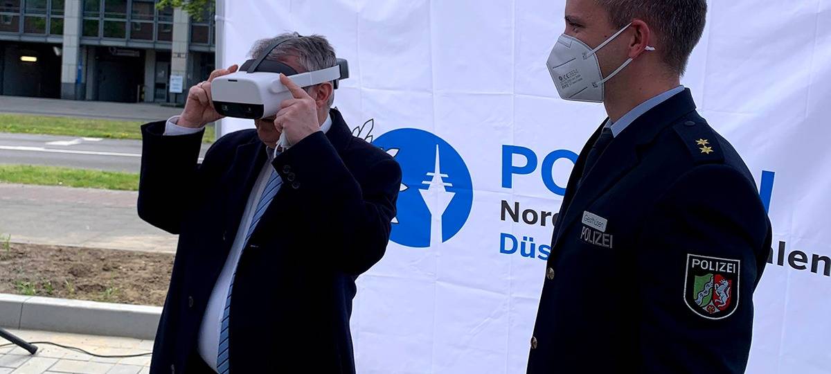 Polizei-Düsseldorf setzt auf Virtual-Reality-Brillen