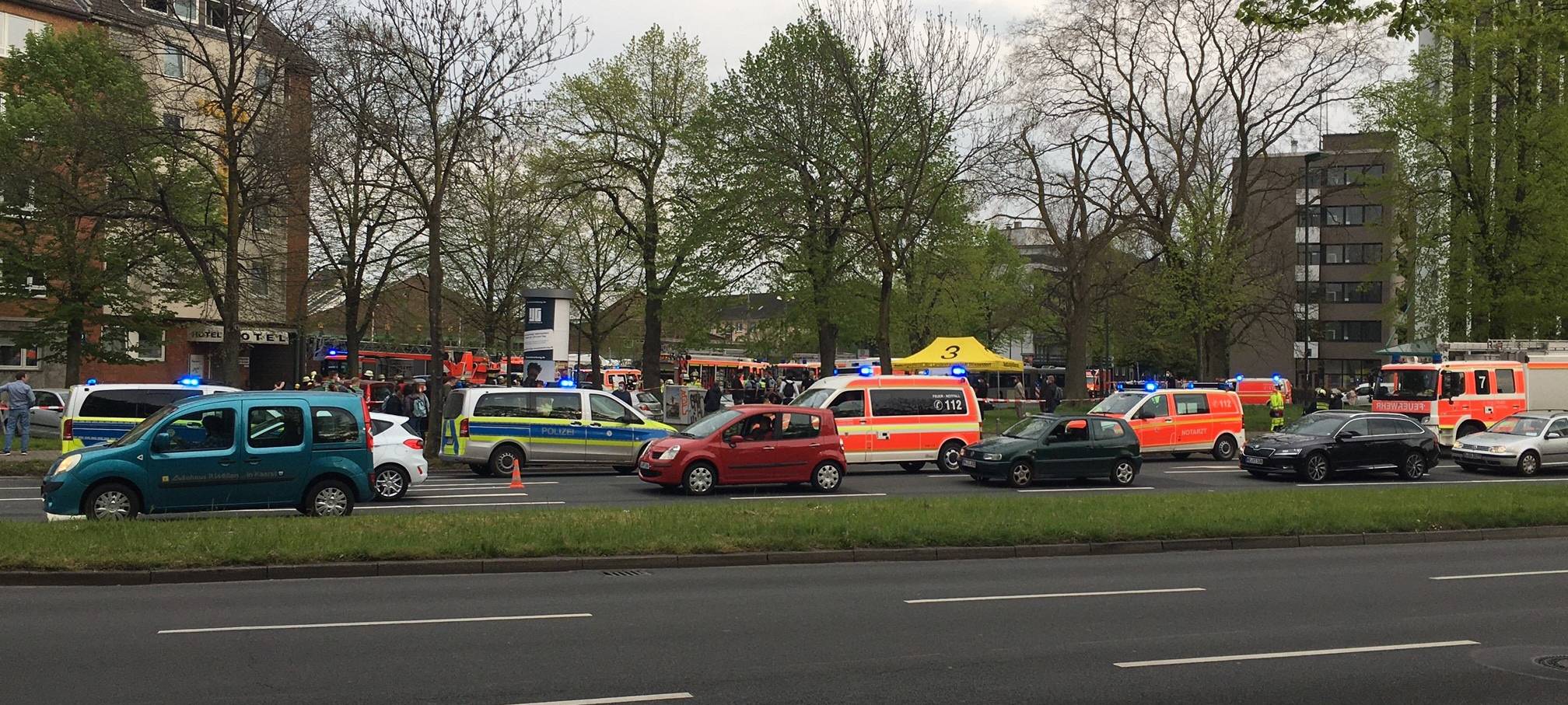 Düsseldorf: Brand in Notschlafstelle – ein Schwerverletzter