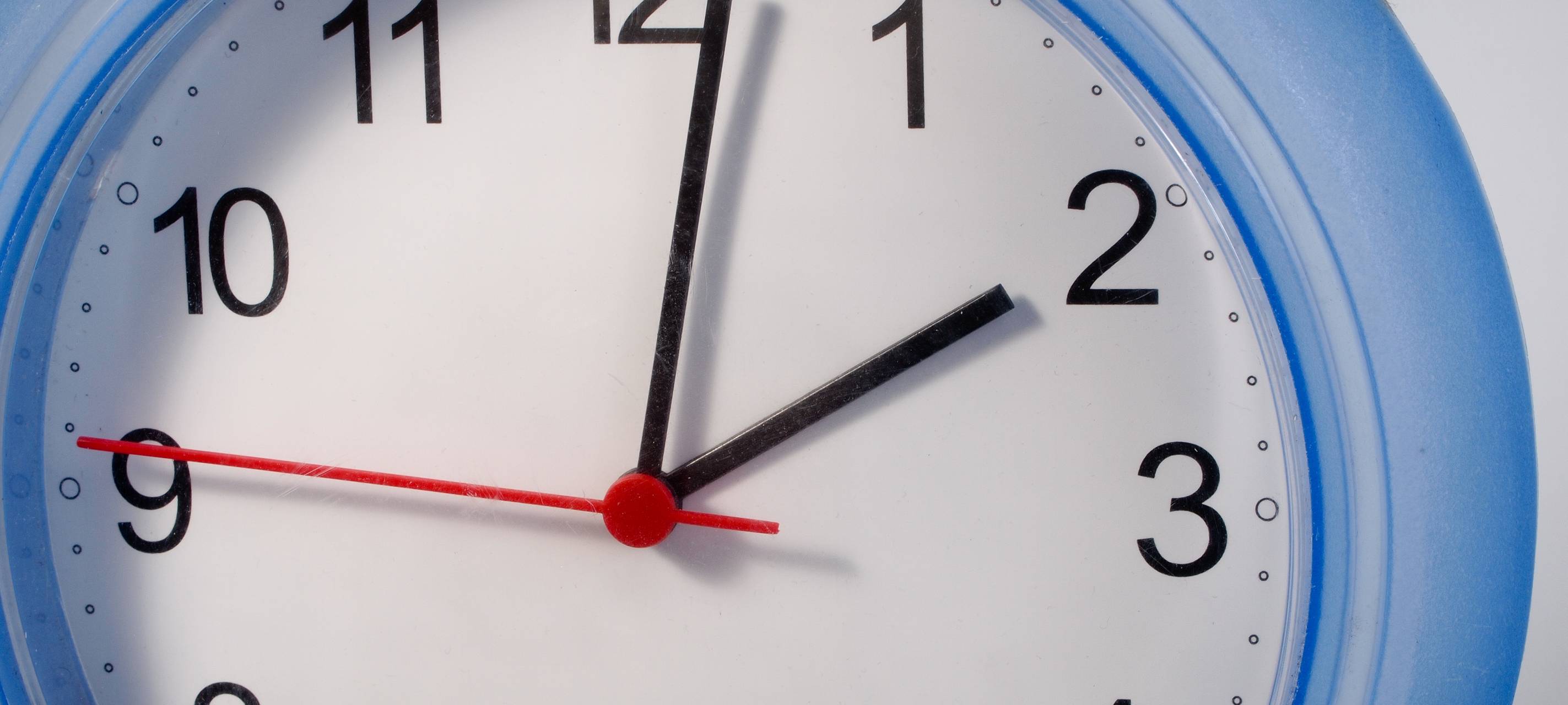 Die Uhr wird umgestellt