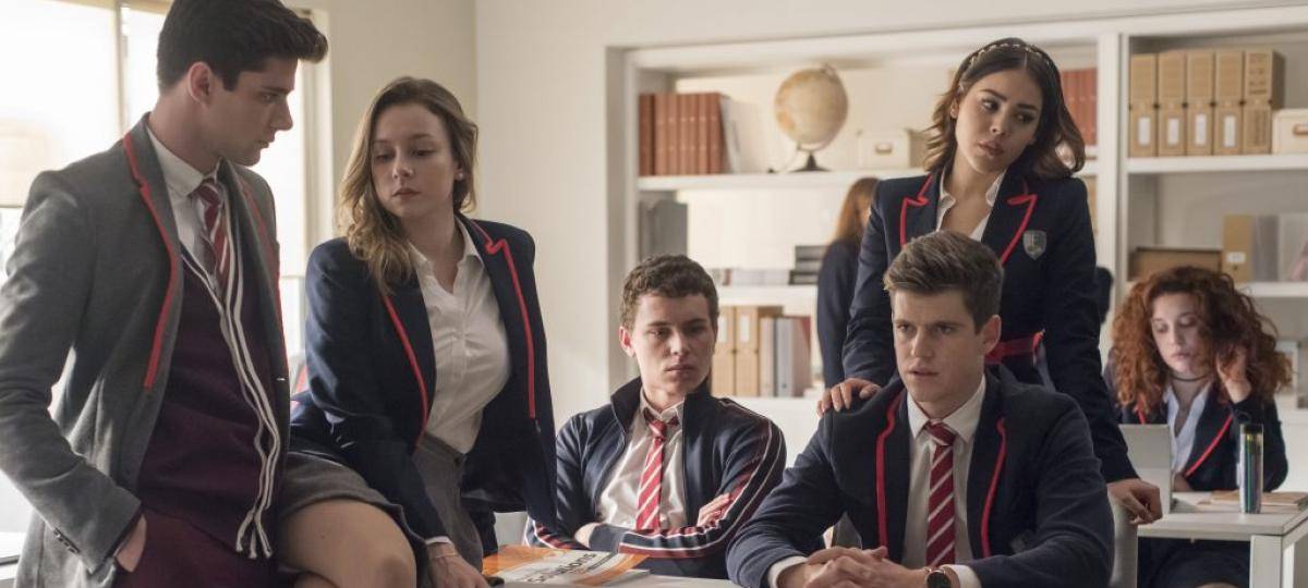 In einer Klasse der Las Encinas.