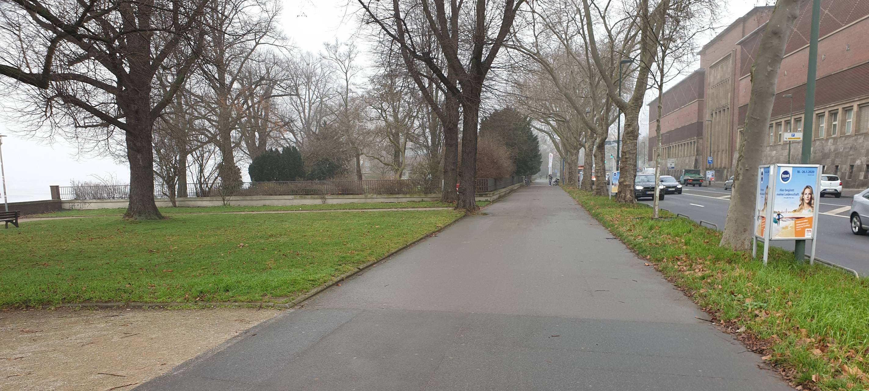 Düsseldorf - Radweg am Joseph-Beuys-Ufer fertig