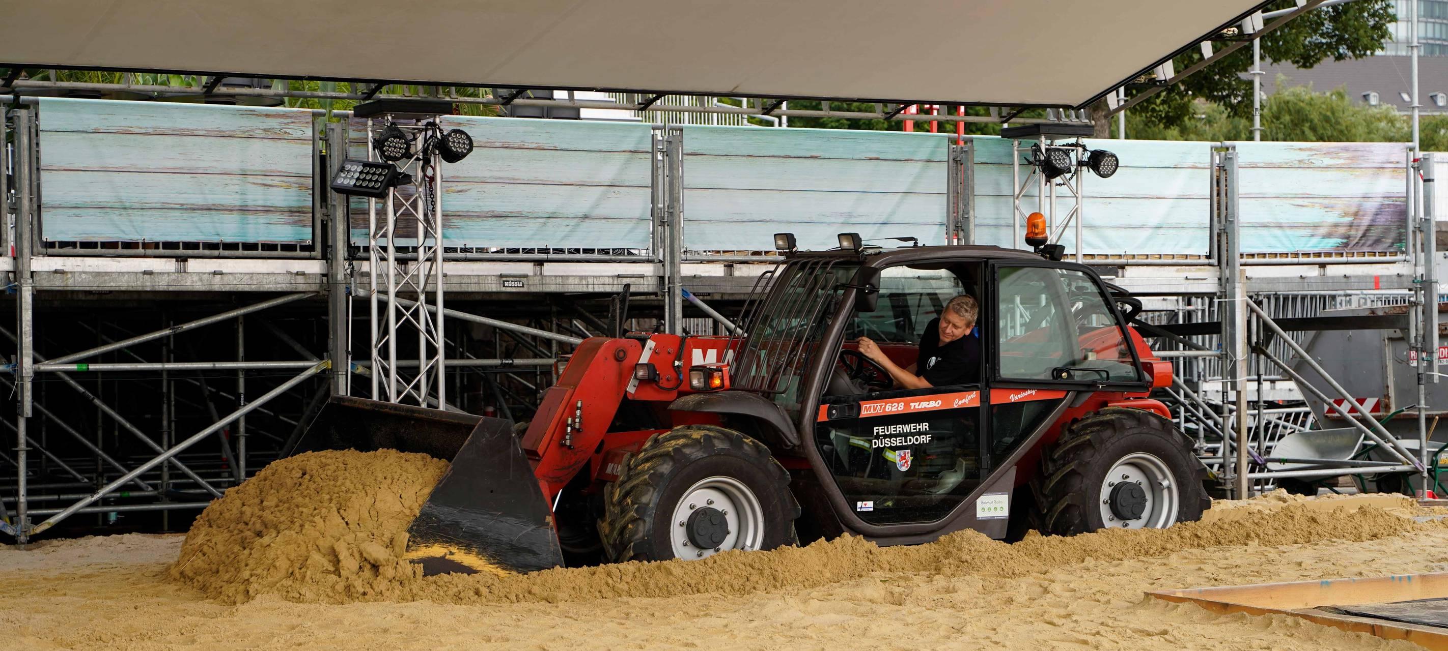Hochwasser in Düsseldorf: Open-Air-Kino verschoben