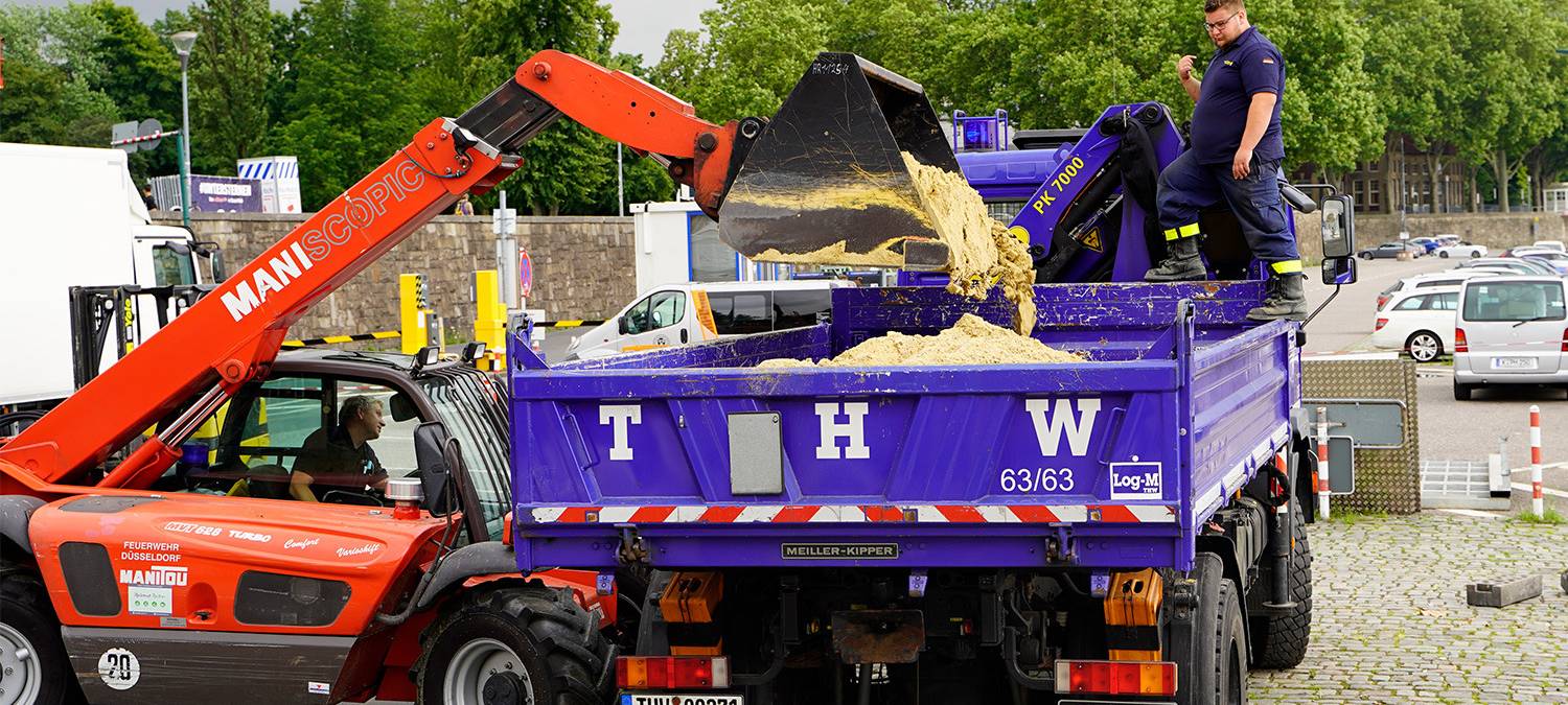 Hochwasser in Düsseldorf: Open-Air-Kino verschoben
