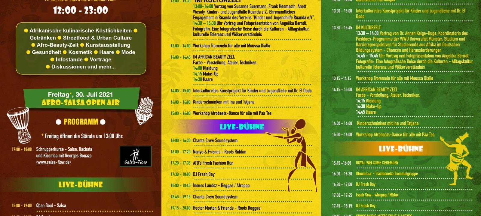 30. Juli - 01. August - Afrika Tage