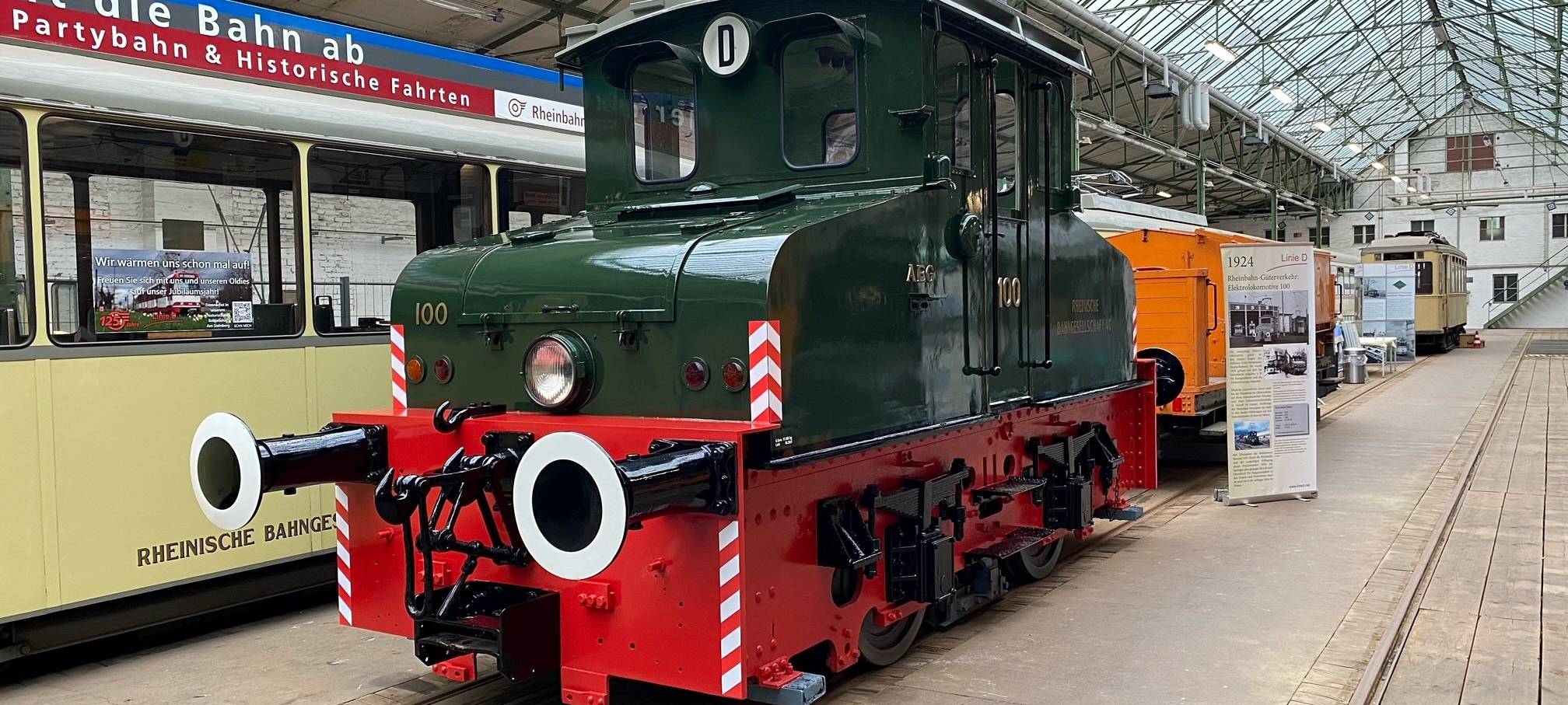 Historische Lok für Düsseldorfer Ausstellung