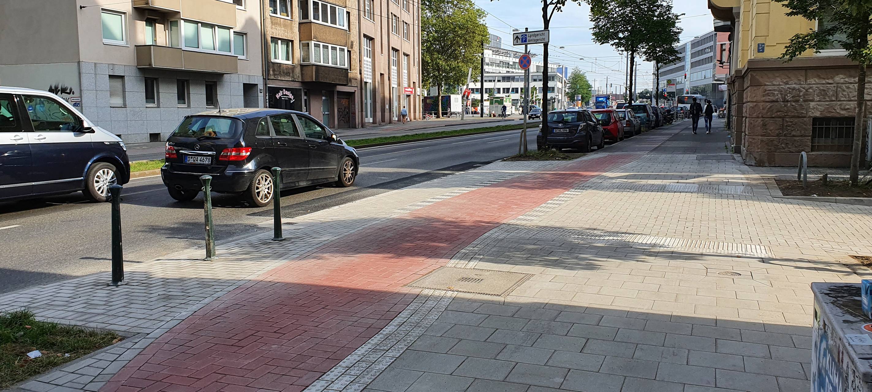 Zwei größere Radweg-Baustellen in Düsseldorf