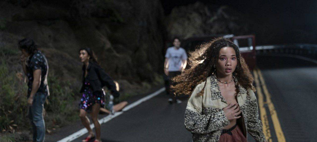 Kurz nach dem Unfall.