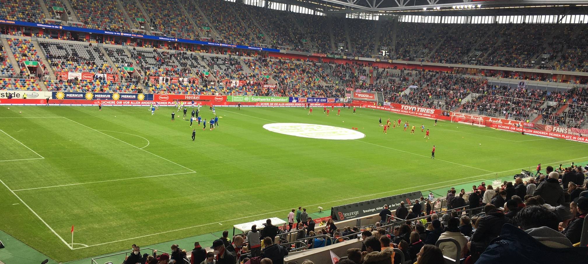 Fortuna Düsseldorf gegen Rostock wieder neu formiert