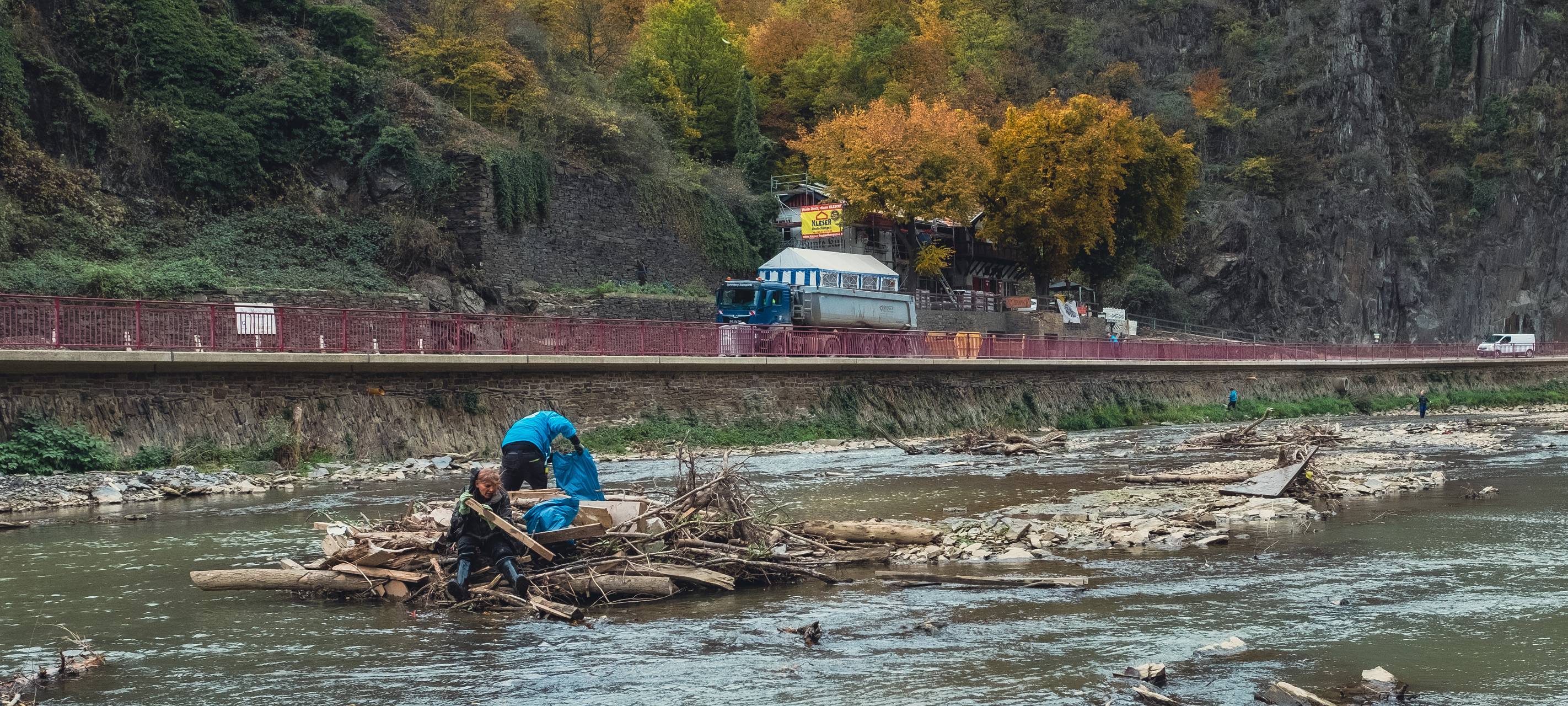 Aufräumen im Ahrtal - eine Reportage