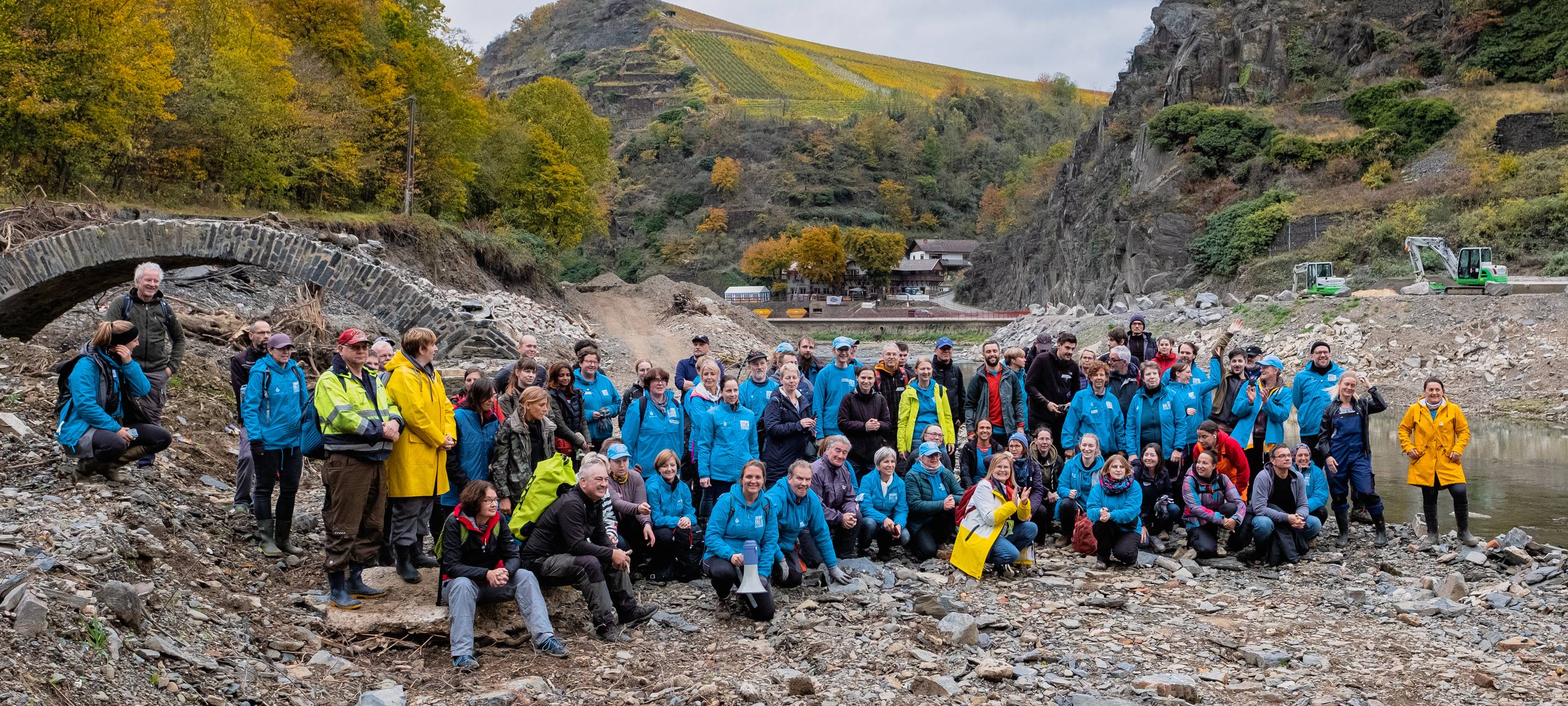 Düsseldorfer Helfer im Ahrtal