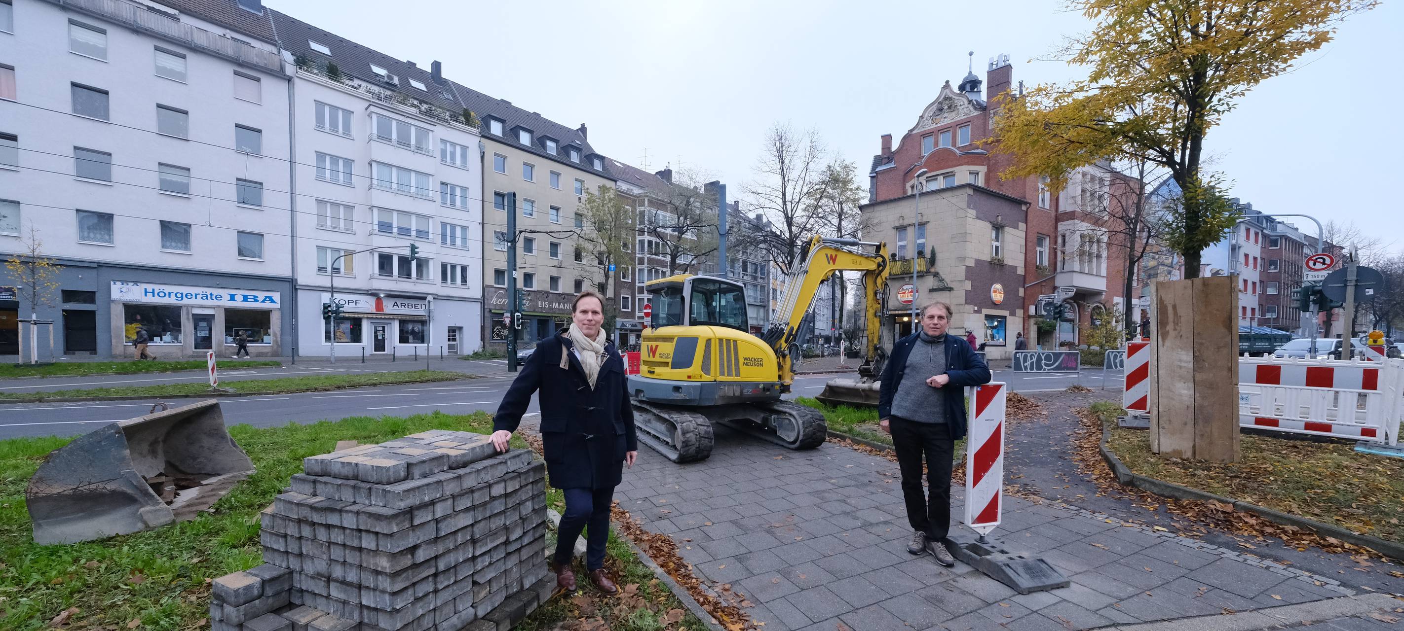 Düsseldorf: Baustart am Ludwig-Hammers-Platz