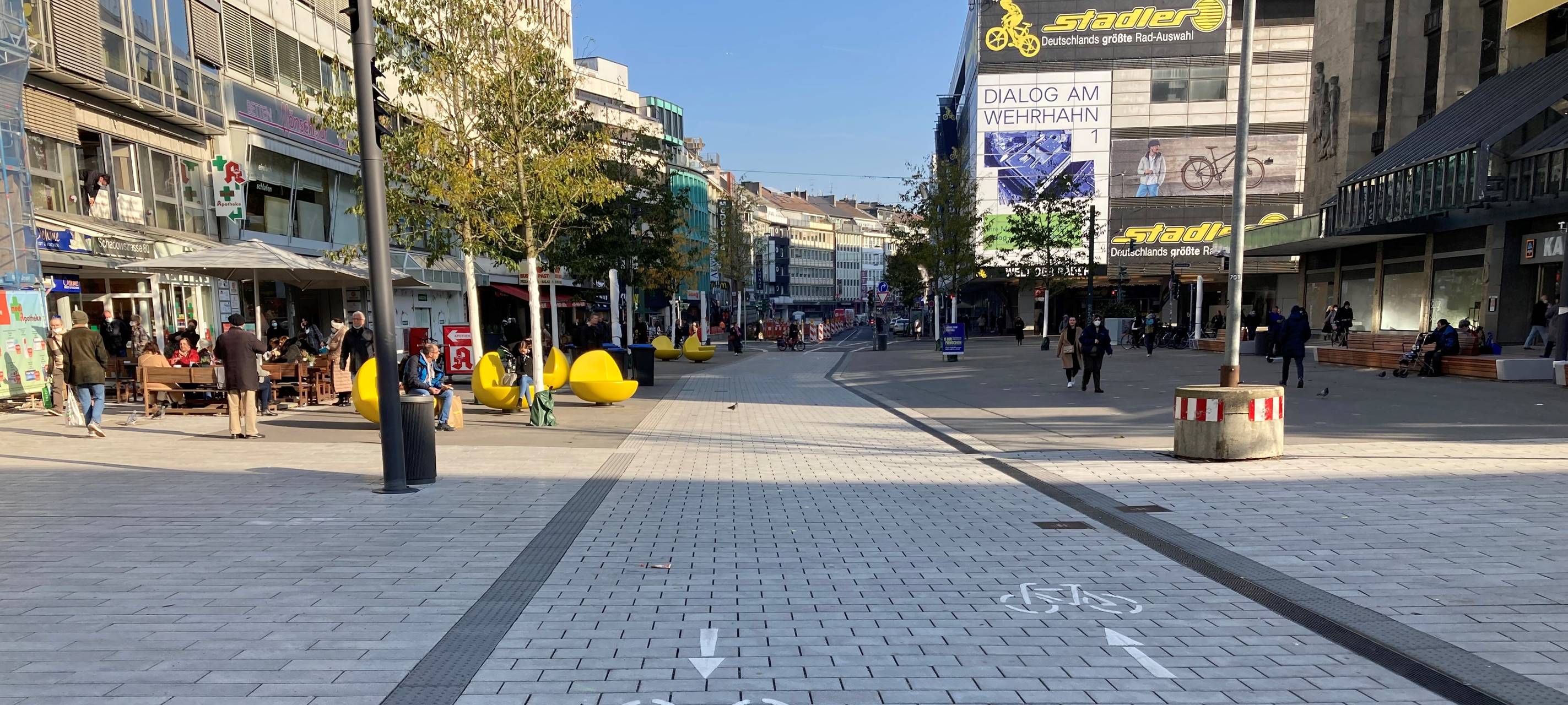 Düsseldorf: Ärger um Radweg auf der Schadowstraße