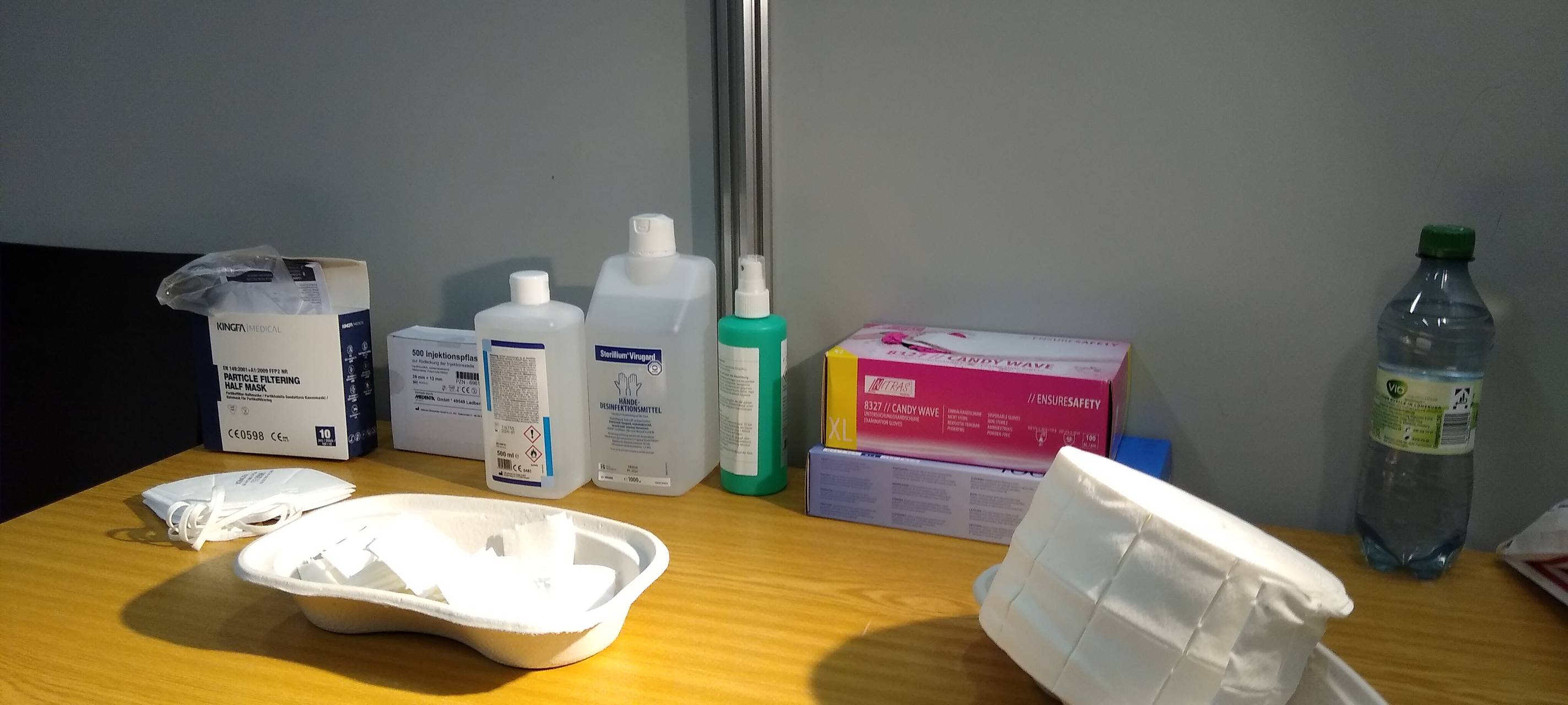 Düsseldorfer Impfzentrum 2.0 hinter dem Hauptbahnhof