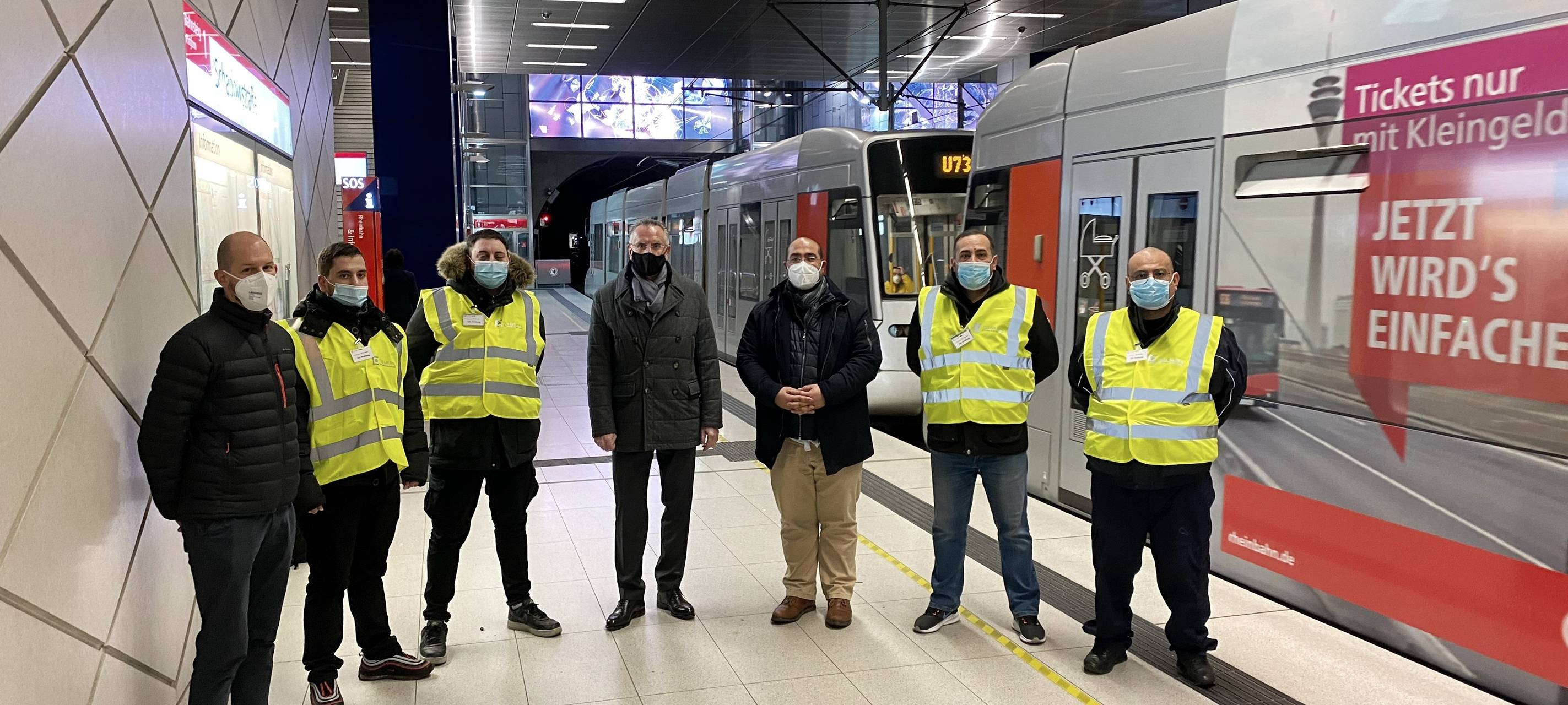 Heute gestartet: 3G-Kontrollen im Düsseldorfer Nahverkehr