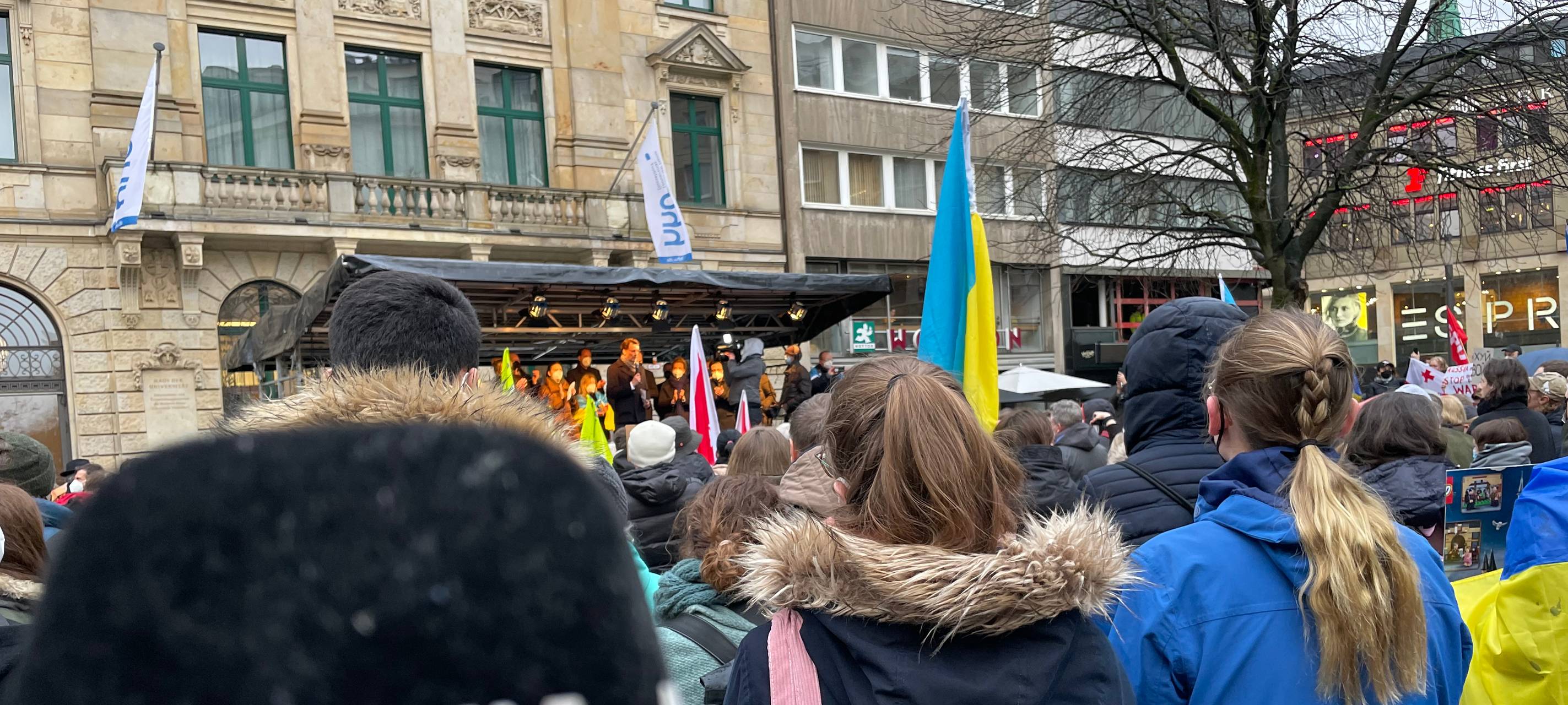 Düsseldorfer Solidarität mit der Ukraine