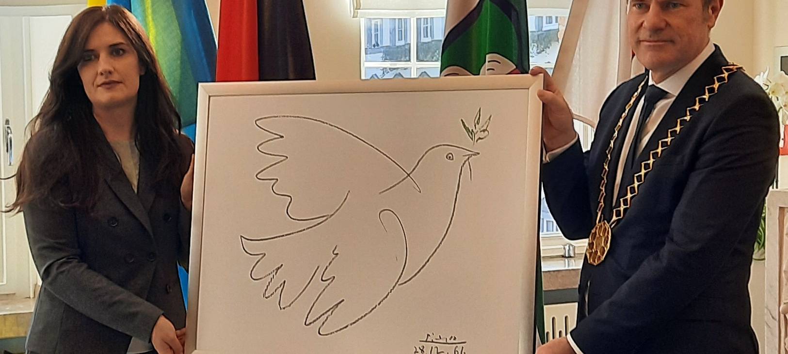 Düsseldorf: ukrainische Generalkonsulin zum Antrittsbesuch
