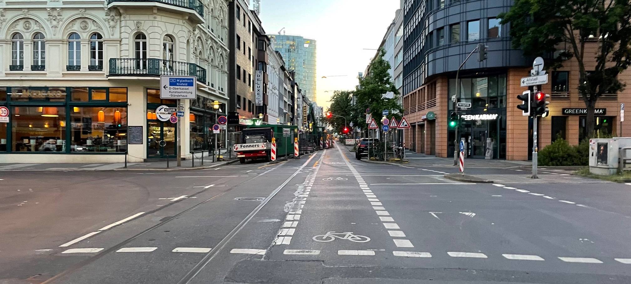 Düsseldorf: Friedrichstraße bleibt Baustelle