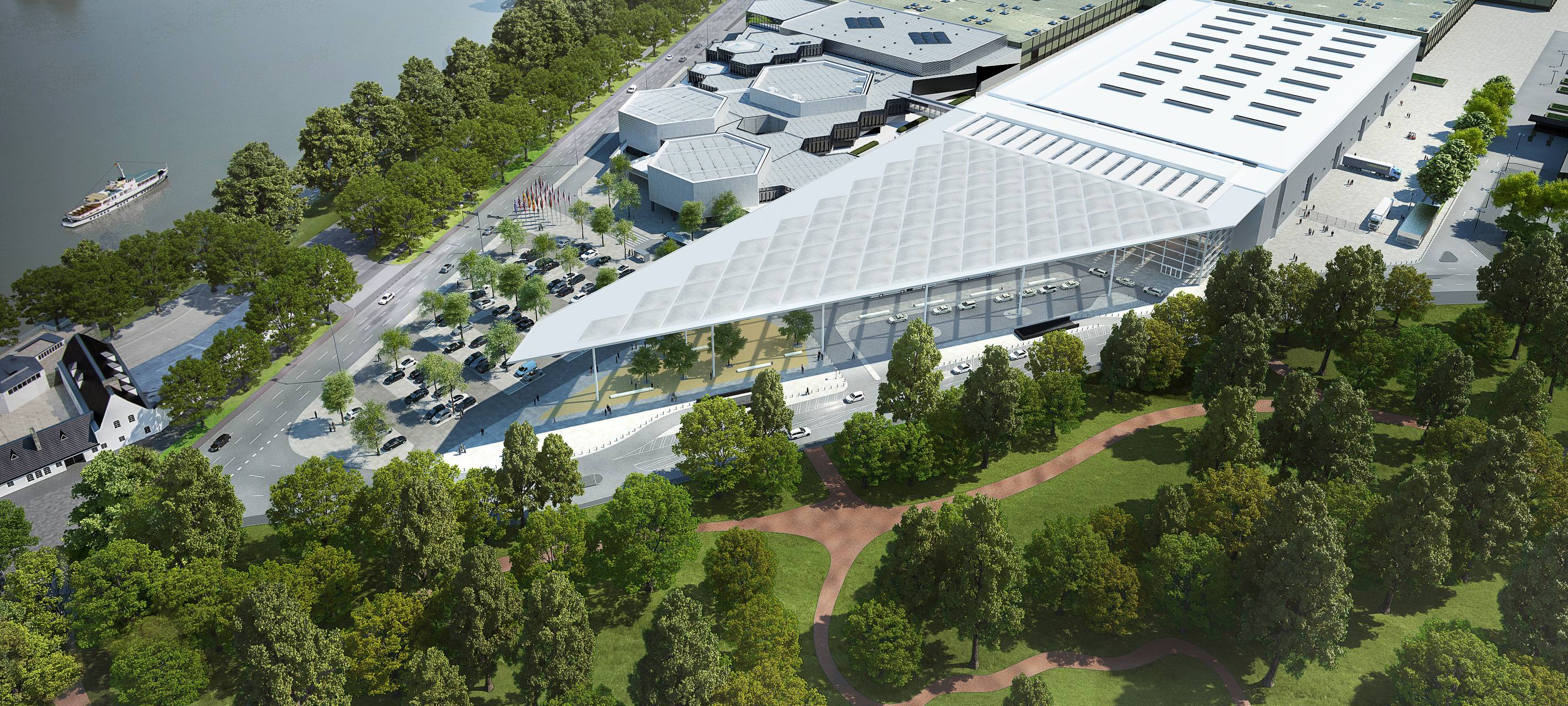 Düsseldorf: Südeingang der Messe ist Bauwerk des Jahres