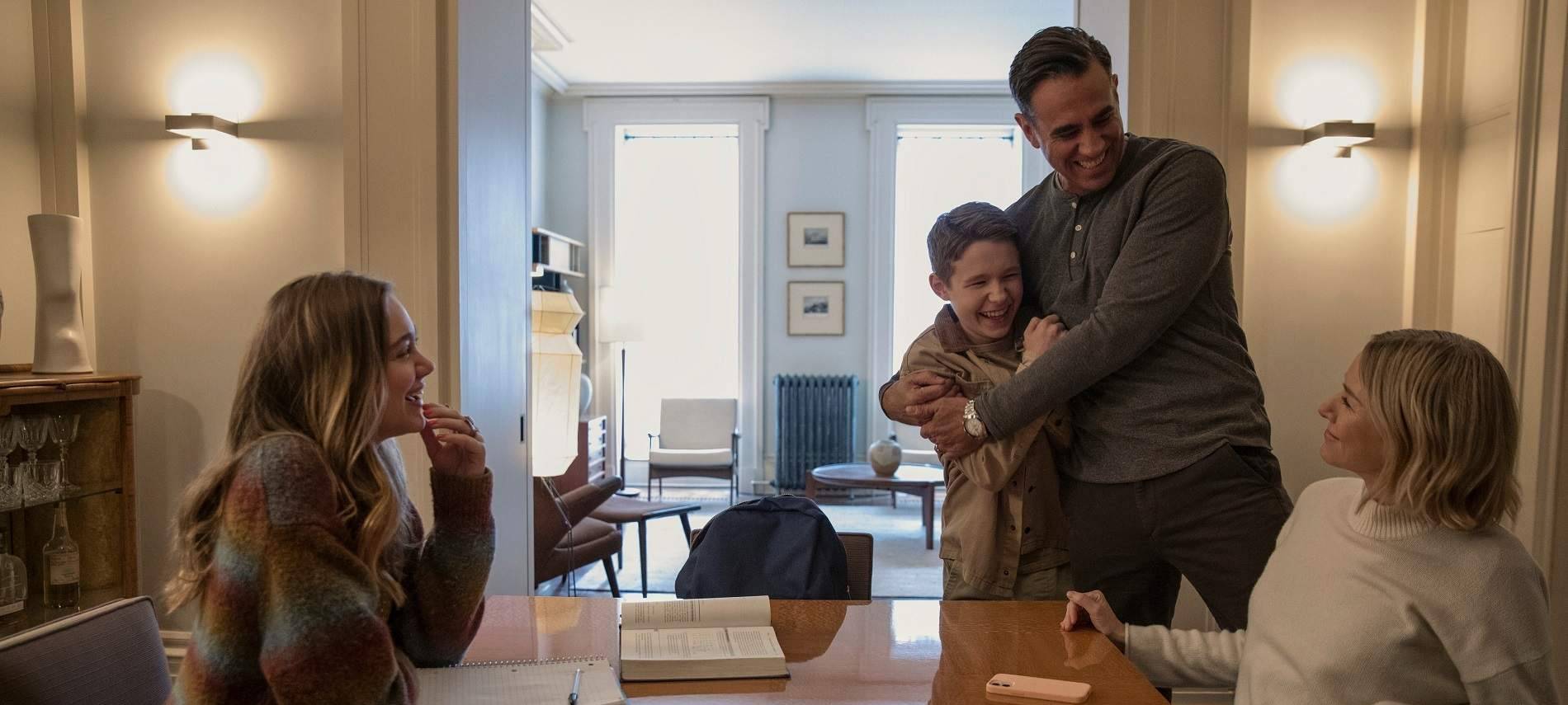 Die Brannocks in ihrem neuen Haus.