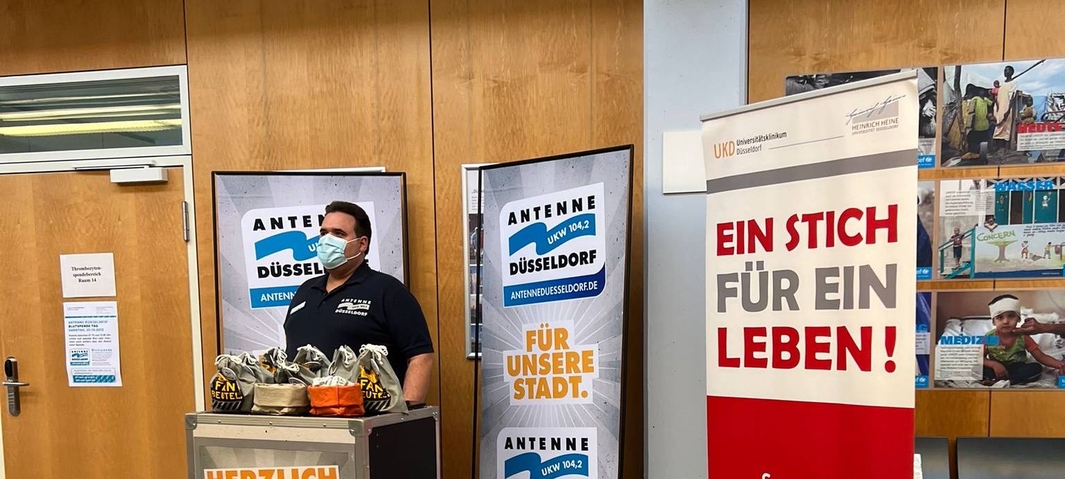 22. Oktober 2022: Antenne Düsseldorf Blutspendetag