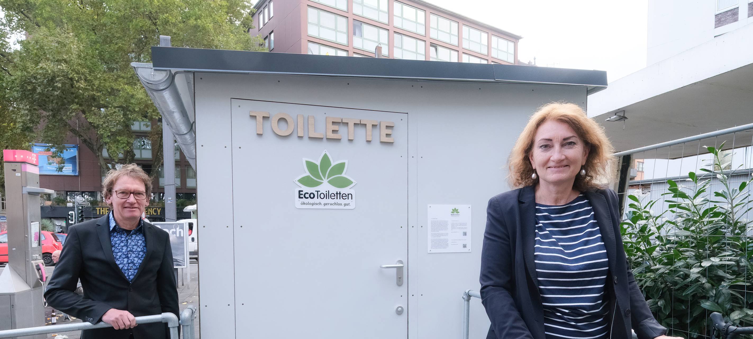 Düsseldorf: Neue öffentliche Toiletten auf dem Stresemannplatz